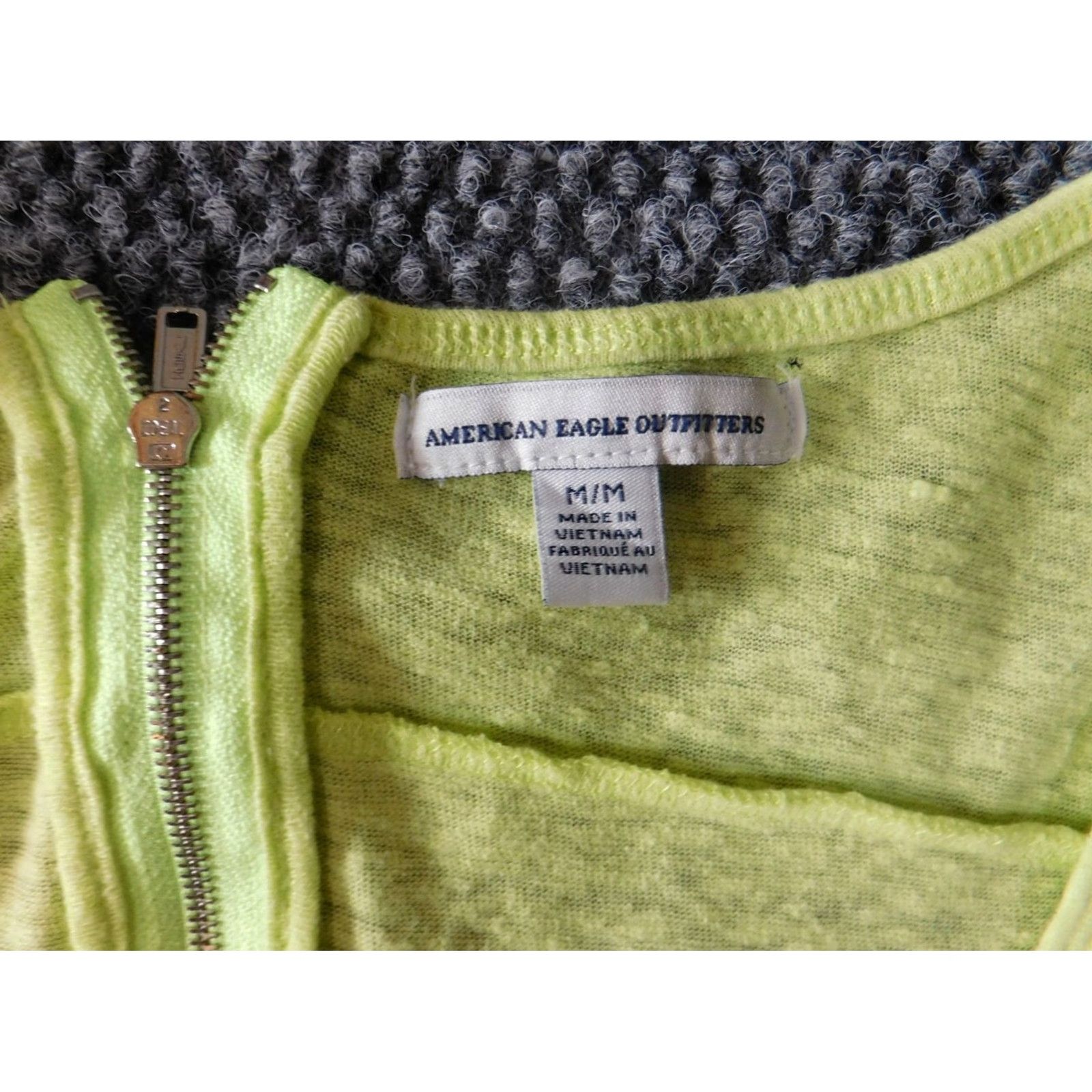 American Eagle Outfitters American Eagle Outfitters Blouse Womens M Green Crew Neck Pullover Casual Stretch Top Size M / US 6-8 / IT 42-44 - 4 Thumbnail