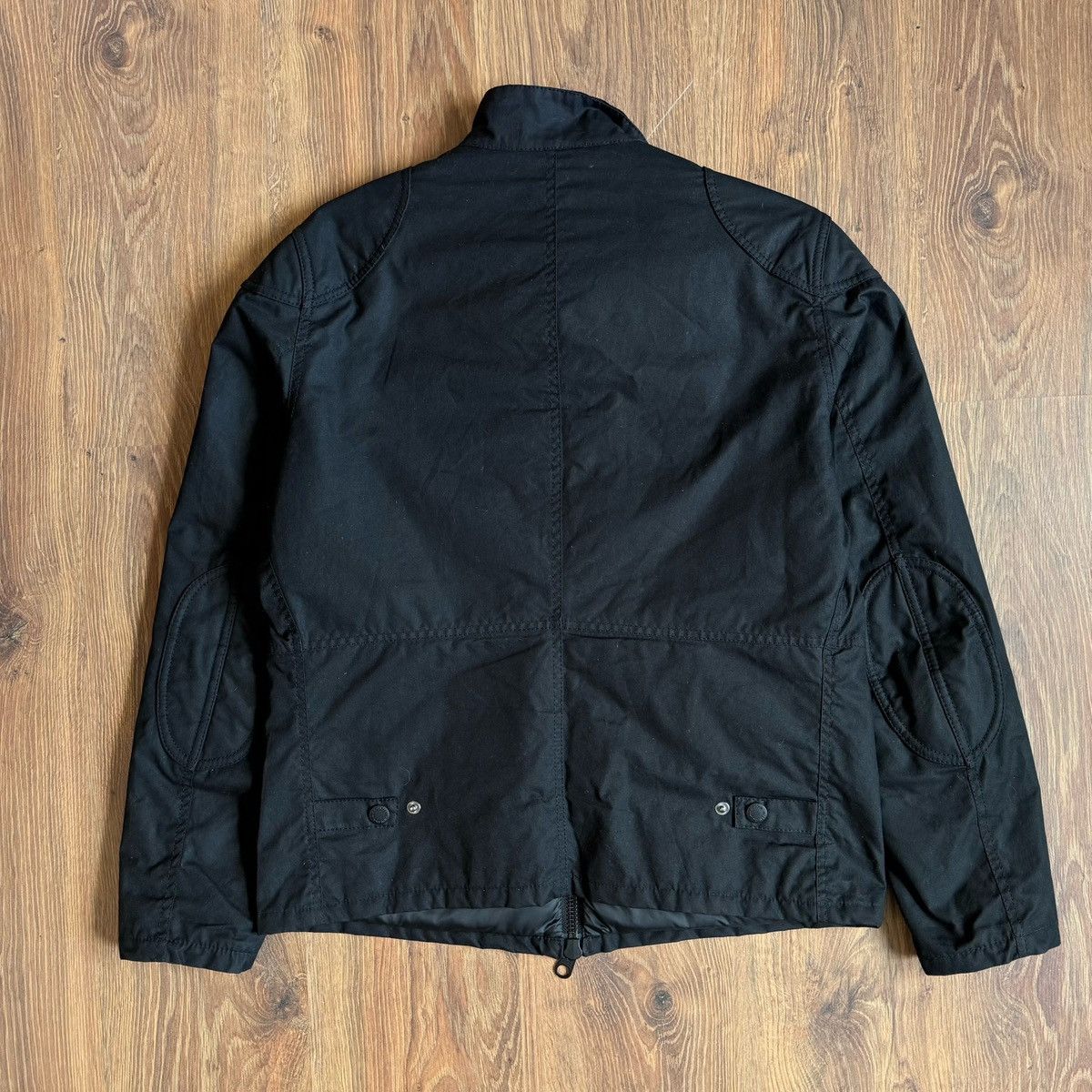 Barbour Barbour International Valve Wax Jacket Biker Men’s L Black Size US L / EU 52-54 / 3 - 6 Thumbnail