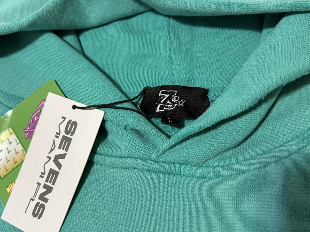 TRIPLE SEVENS Triple Sevens 777 Surf Hoodie Teal Size Large 100% Authentic Size US L / EU 52-54 / 3 - 3 Thumbnail