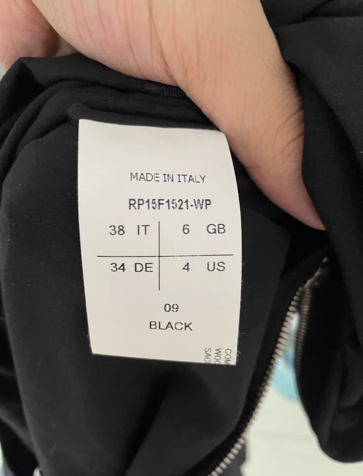 Rick Owens Rick Owens 15FW Black Sleeveless Back Zip V-Neck Bodysuit Size US L / EU 52-54 / 3 - 5 Thumbnail