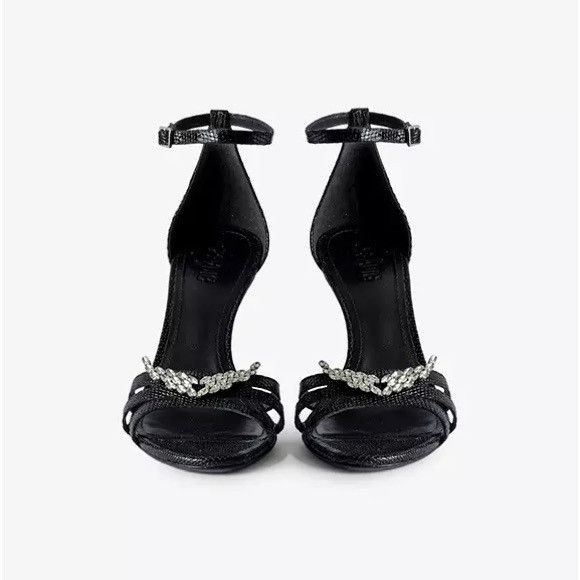 Zadig & Voltaire Amee Wing Embossed Iguana High Heel Sandals