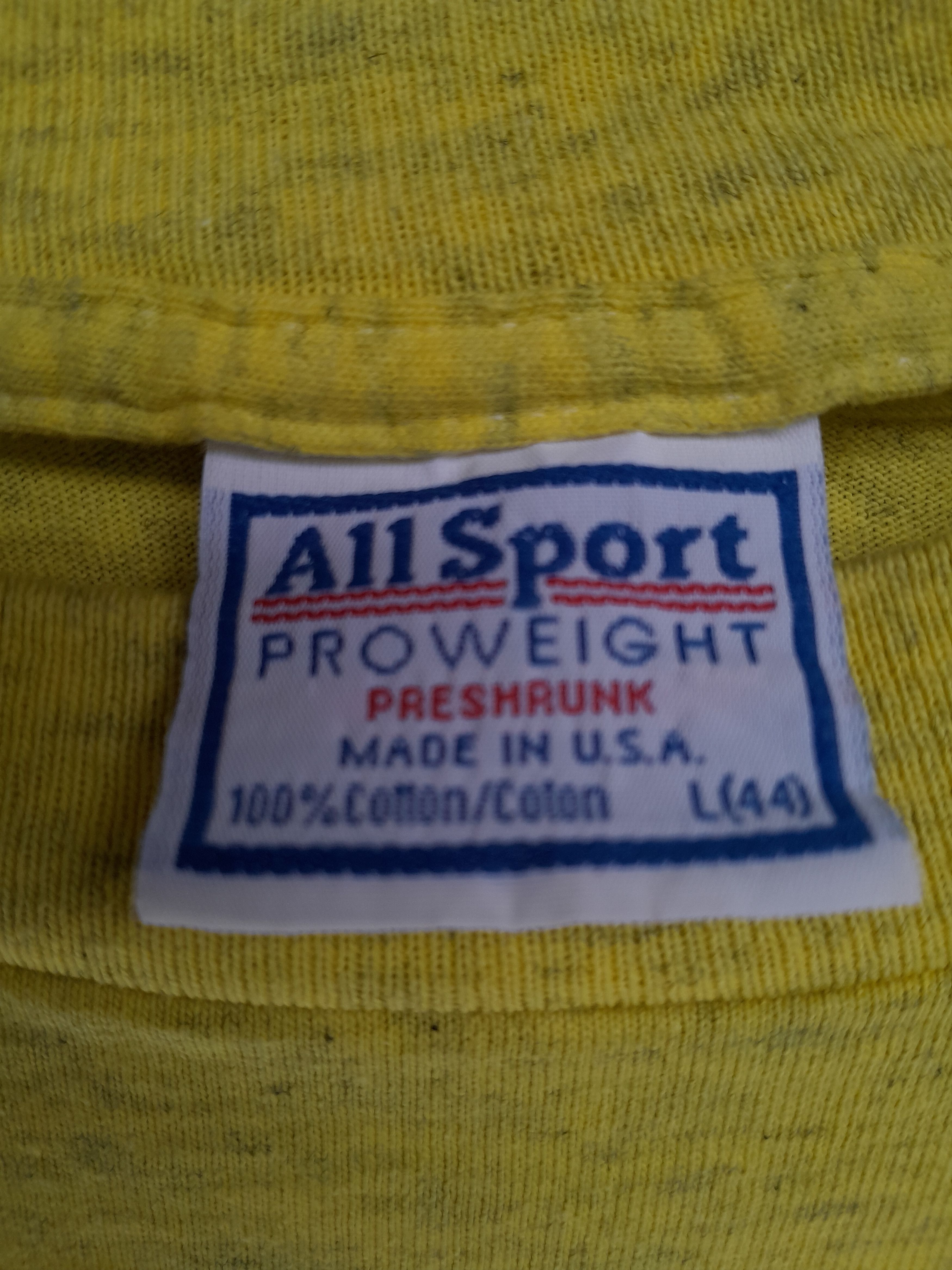 All Sport Vintage 90s All Sport Blank tee Shirt Size US L / EU 52-54 / 3 - 6 Thumbnail