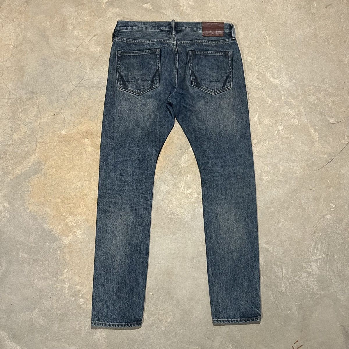 Allsaints × Japanese Brand AllSaints Cigarette Faded Slim Indigo Jeans Essential Size US 33 - 7 Thumbnail