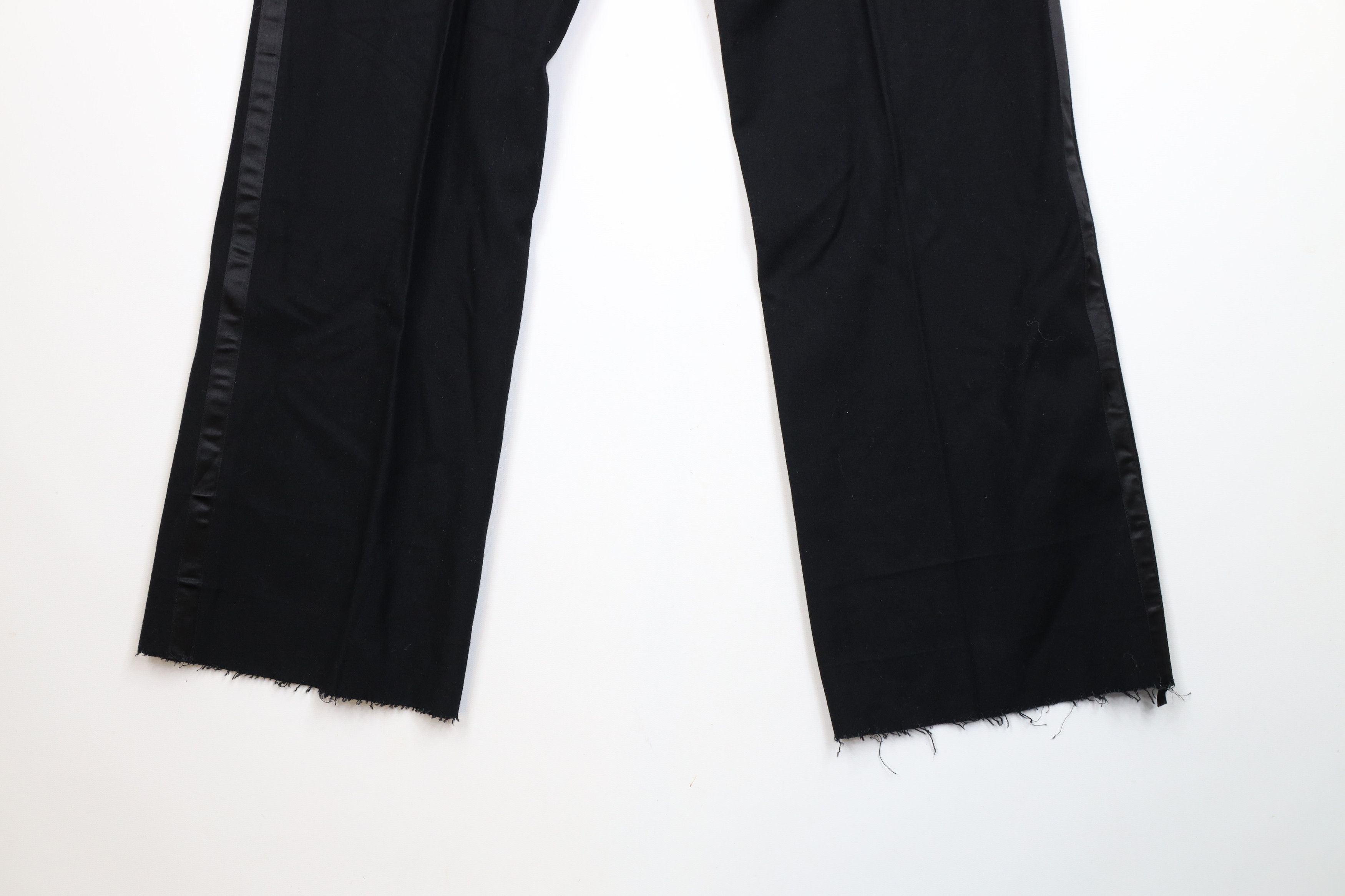 Vintage Vintage 20s Rockabilly Satin Striped Wool Bell Bottoms Pants Size US 30 / EU 46 - 13 Thumbnail