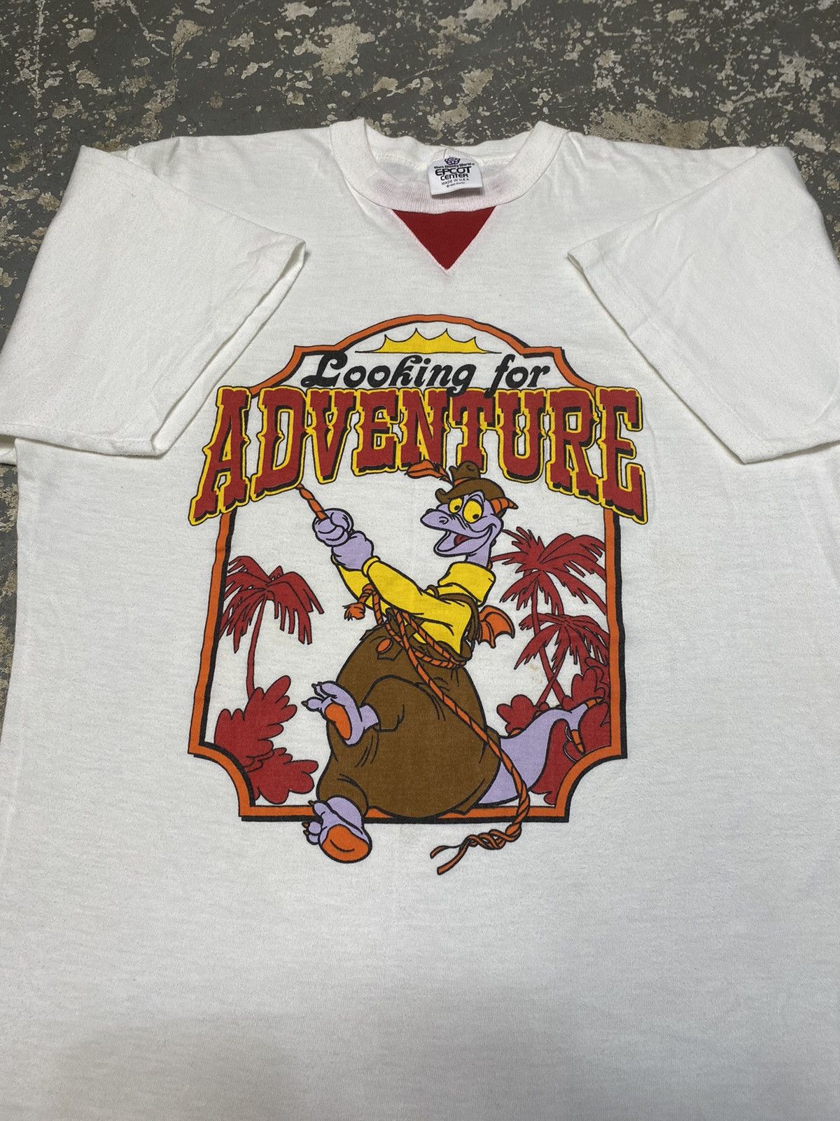 Disney × Vintage Vintage Disney Figment Looking Adventure Epcot Center Tshirt Size US M / EU 48-50 / 2 - 3 Thumbnail