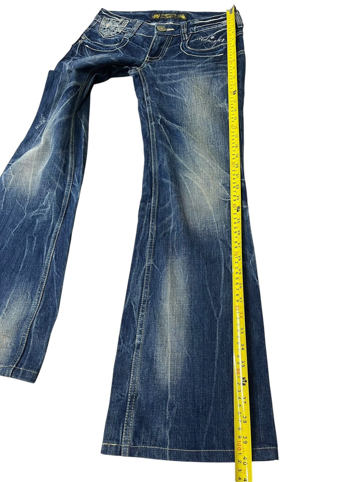 Japanese Brand Vintage Red Pepper Style By LBD Flare Jeans Streetwear Size US 31 - 8 Thumbnail