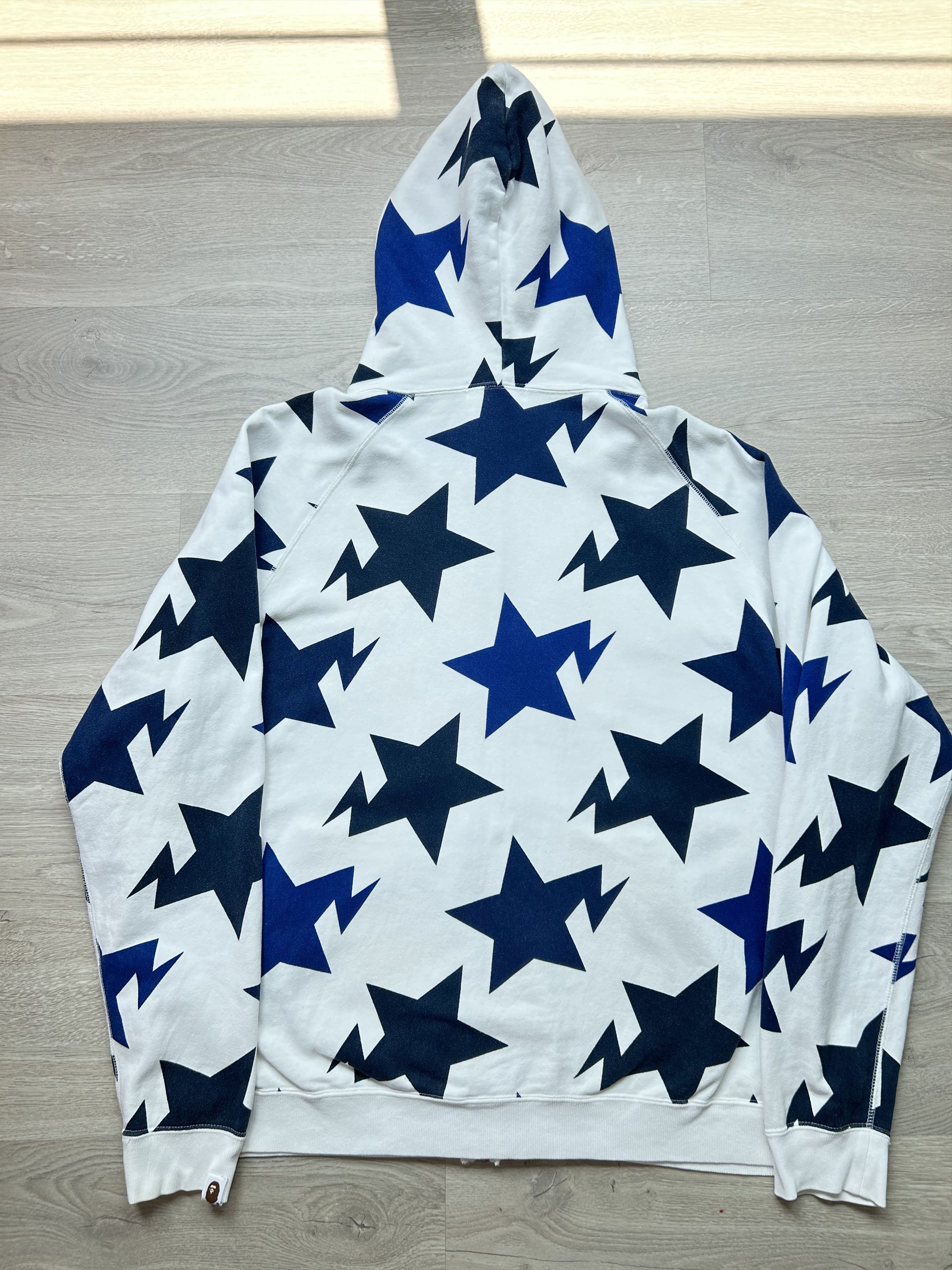 Bape NFS Limited Bape Sta Pattern Full Zip Hoodie [Size L] Size US L / EU 52-54 / 3 - 7 Thumbnail