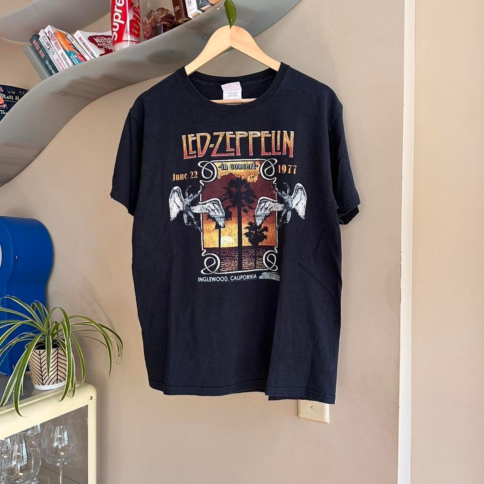 Band Tees × Vintage Vintage 2005 Led Zeppelin Band Shirt Size US M / EU 48-50 / 2 - 1 Thumbnail