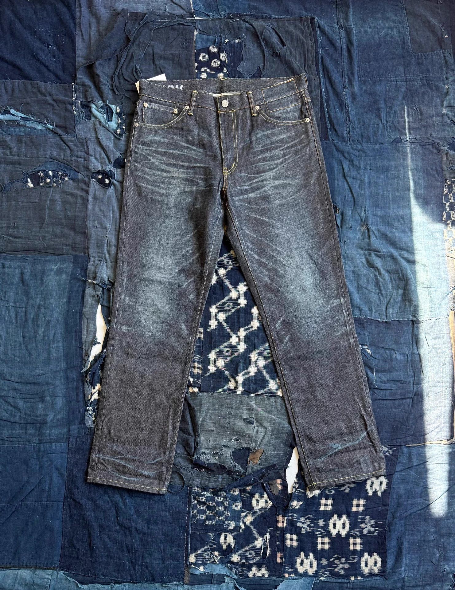 Visvim Distressed Multi Denim Jeans Size 34 Size US 34 / EU 50 - 1 Thumbnail