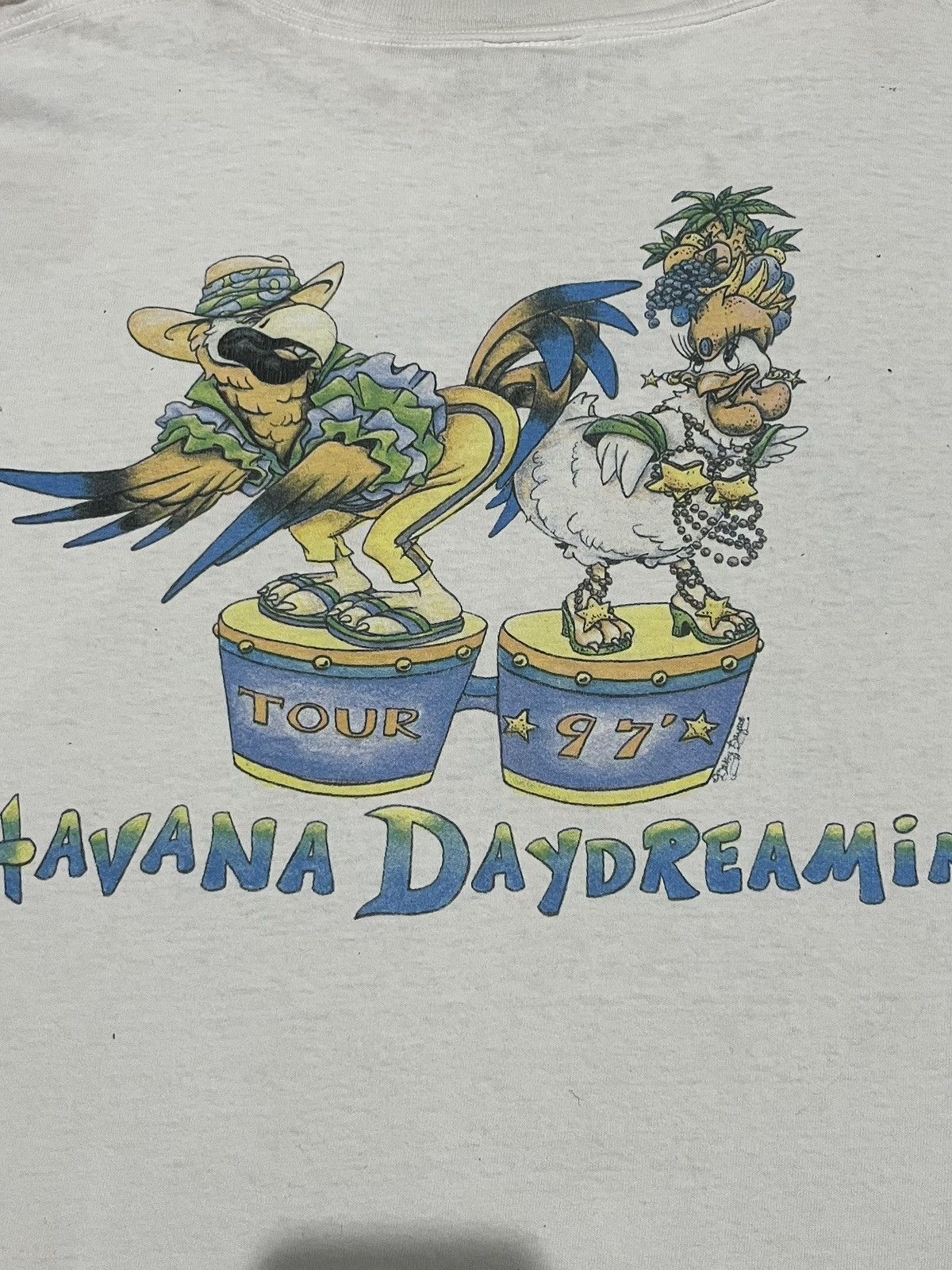 Vintage JIMMY BUFFETT 90s Size US XXL / EU 58 / 5 - 2 Thumbnail