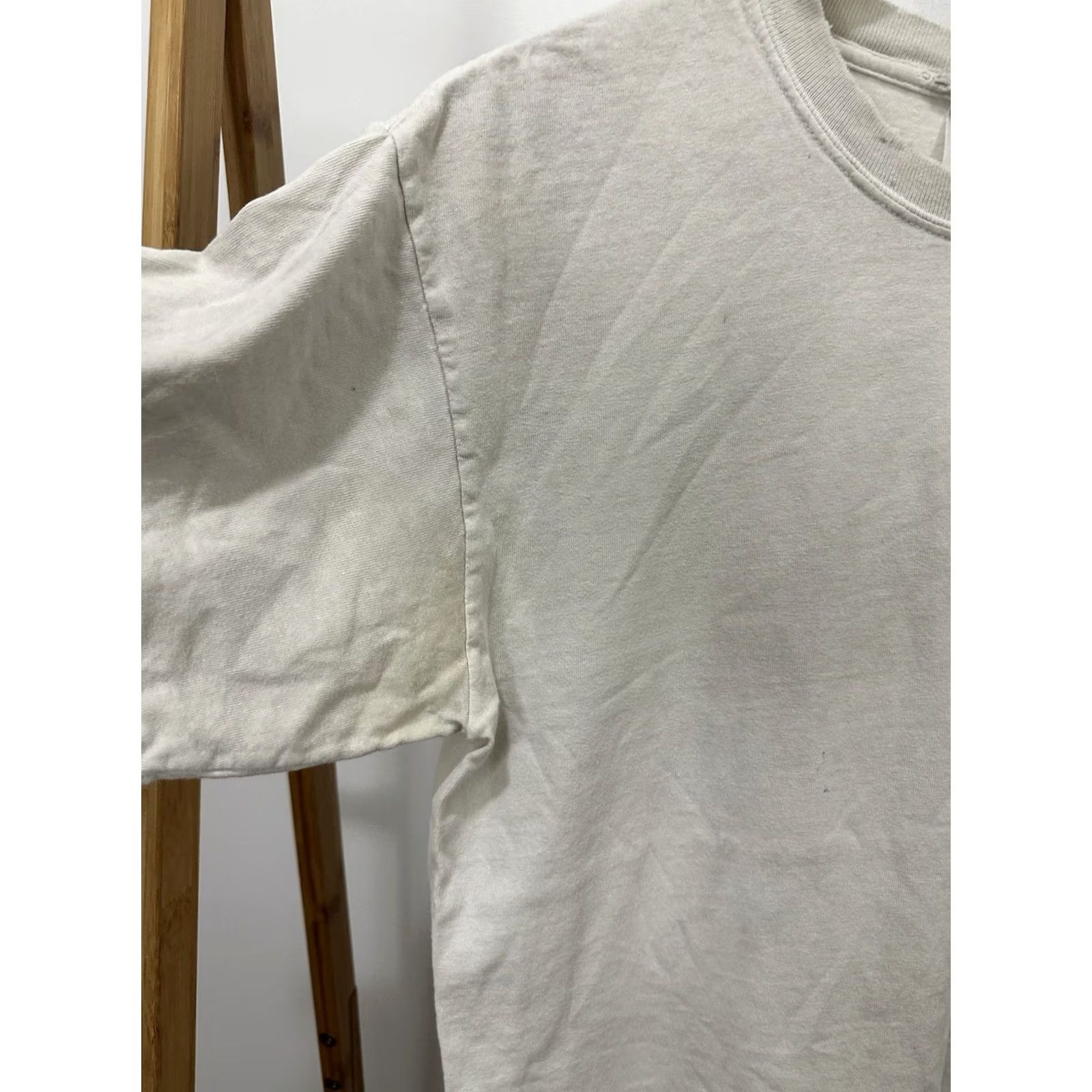 Gildan VTG Reaper Motorcycle Life Is Graded On A Curve Worn Distressed T-Shirt M Shirt Mens White Gildan Size US M / EU 48-50 / 2 - 7 Thumbnail
