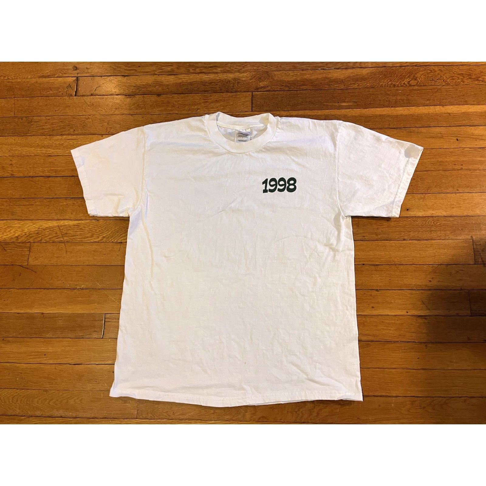 Hanes VINTAGE Hanes Camp Weitzel Lake Champlain Wesport New York 1998 Shirt Men’s Large White 90s Logo Size US L / EU 52-54 / 3 - 2 Thumbnail