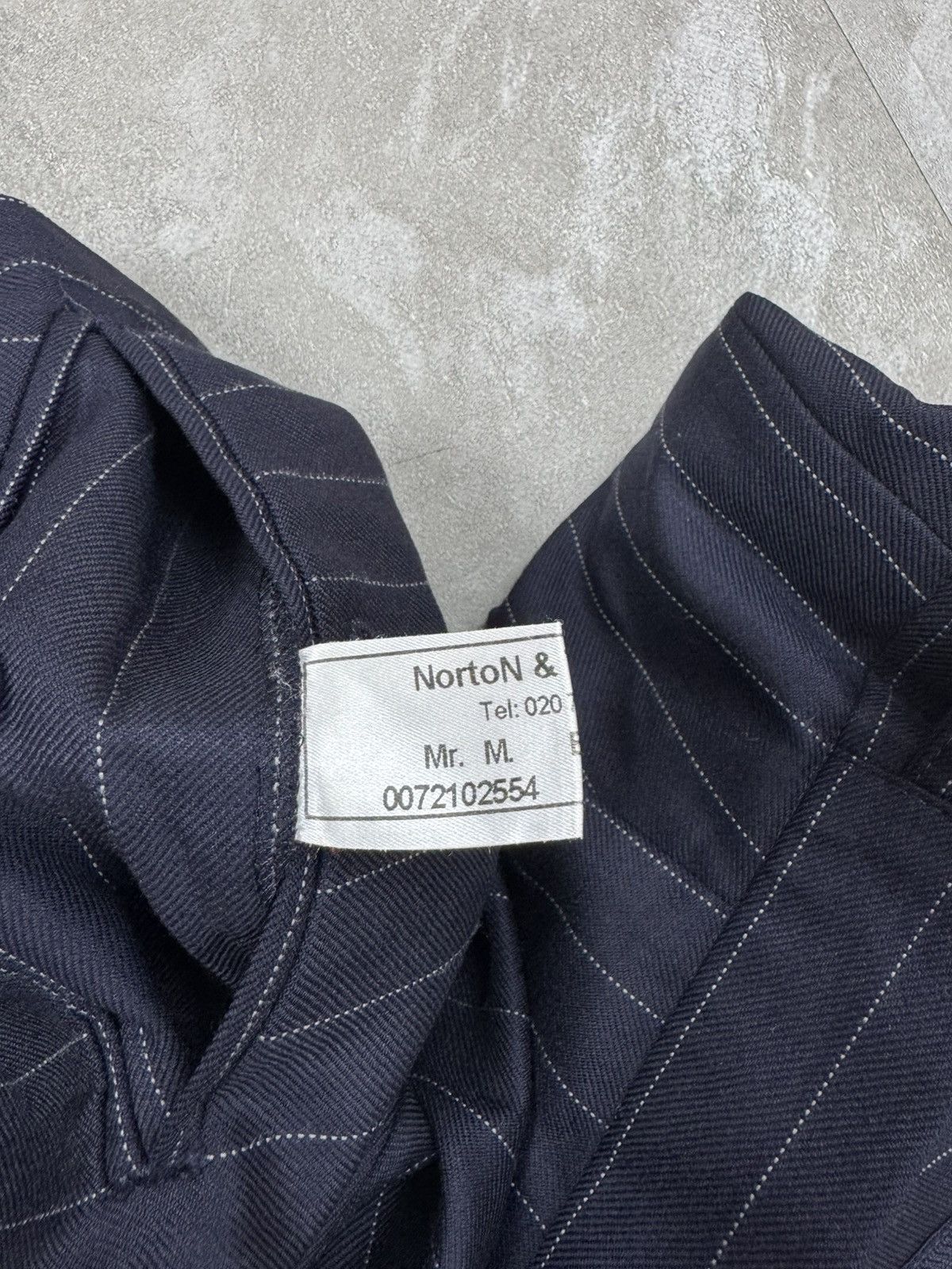 Other Vintage Norton & Townsend Bespoke Tailoring stripes trousers Size US 32 / EU 48 - 8 Thumbnail