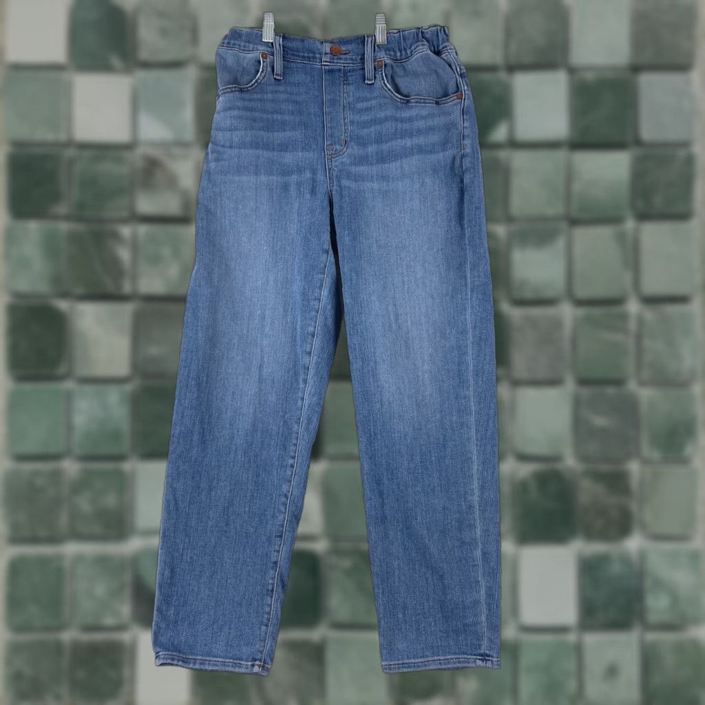 Madewell Madewell Jeans Womens Size 26 Pull On Straight Leg Blue Denim High-Rise Casual Jeans Size 26" / US 2 / IT 38 - 1 Thumbnail