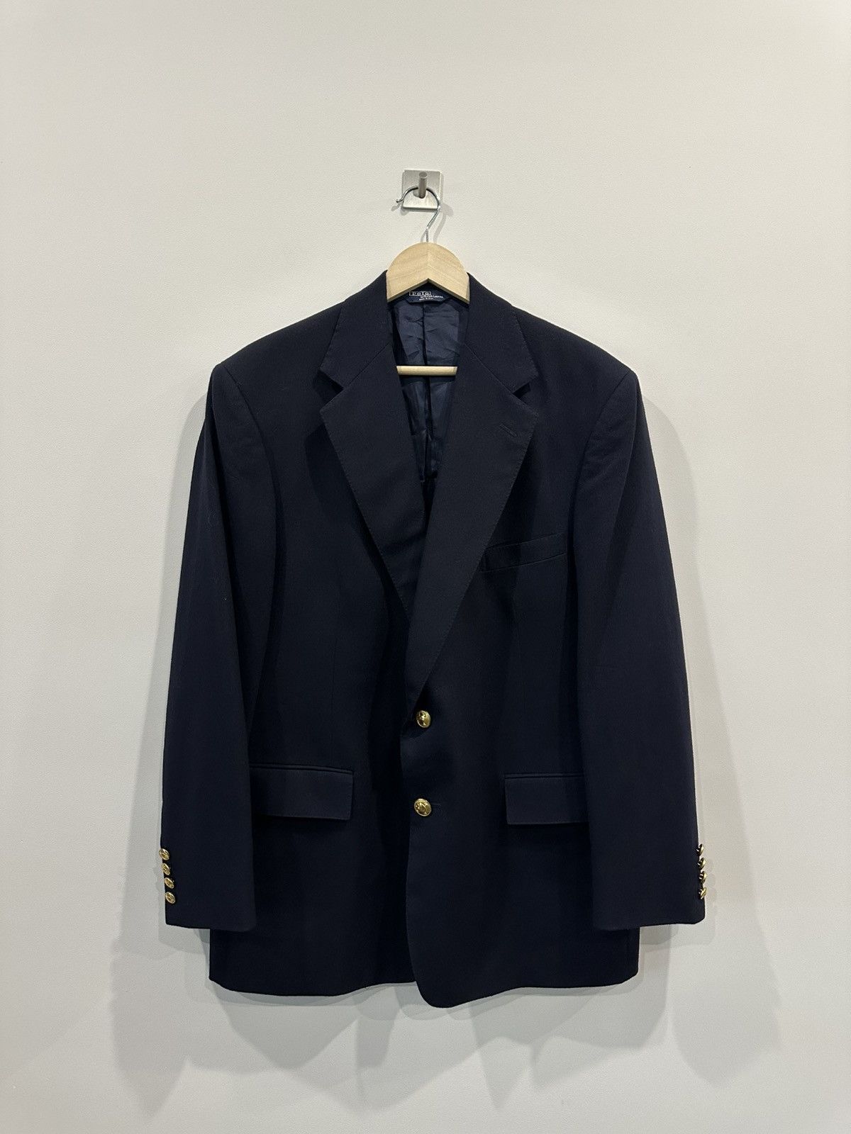 RRL Ralph Lauren Polo Ralph Lauren rrl label vintage wool usa blazer jacket Size 46R - 1 Thumbnail