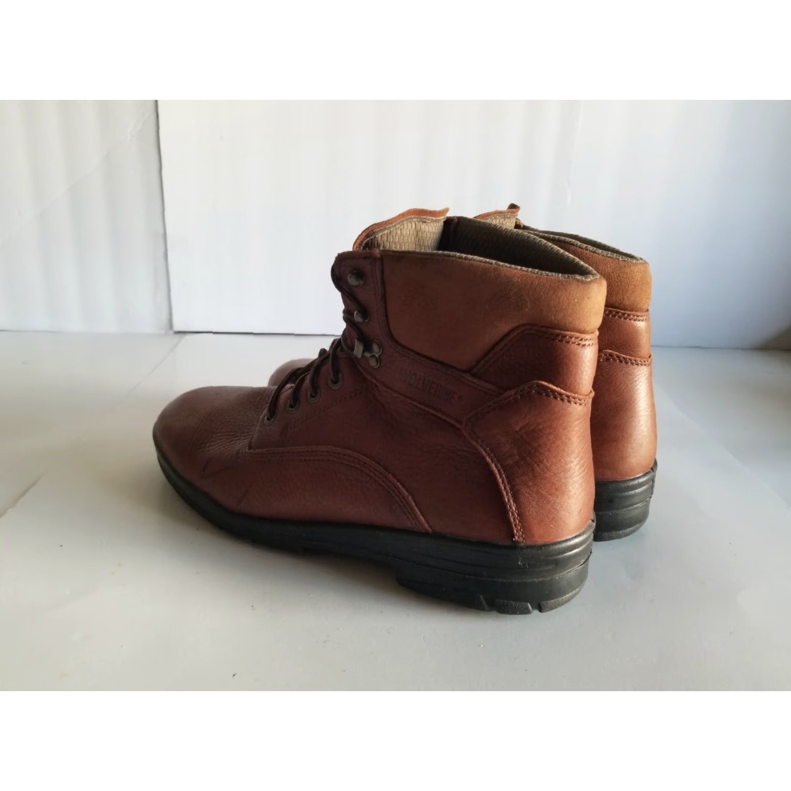 Vintage Wolverine Durashocks SR 6" Soft Toe Boot Brown Men's Size 14 Medium Size US 13 / EU 46 - 4 Thumbnail