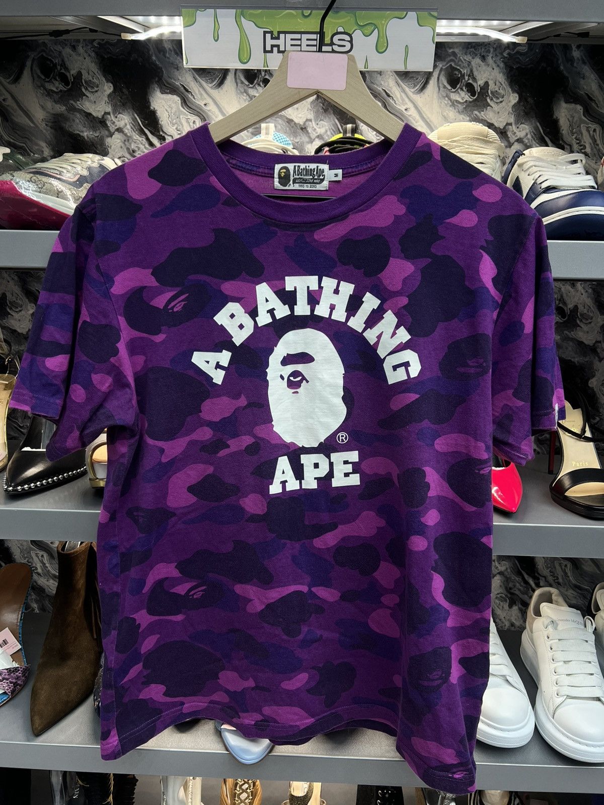 Bape Bape Color Camo College Tee Size US M / EU 48-50 / 2 - 1 Thumbnail