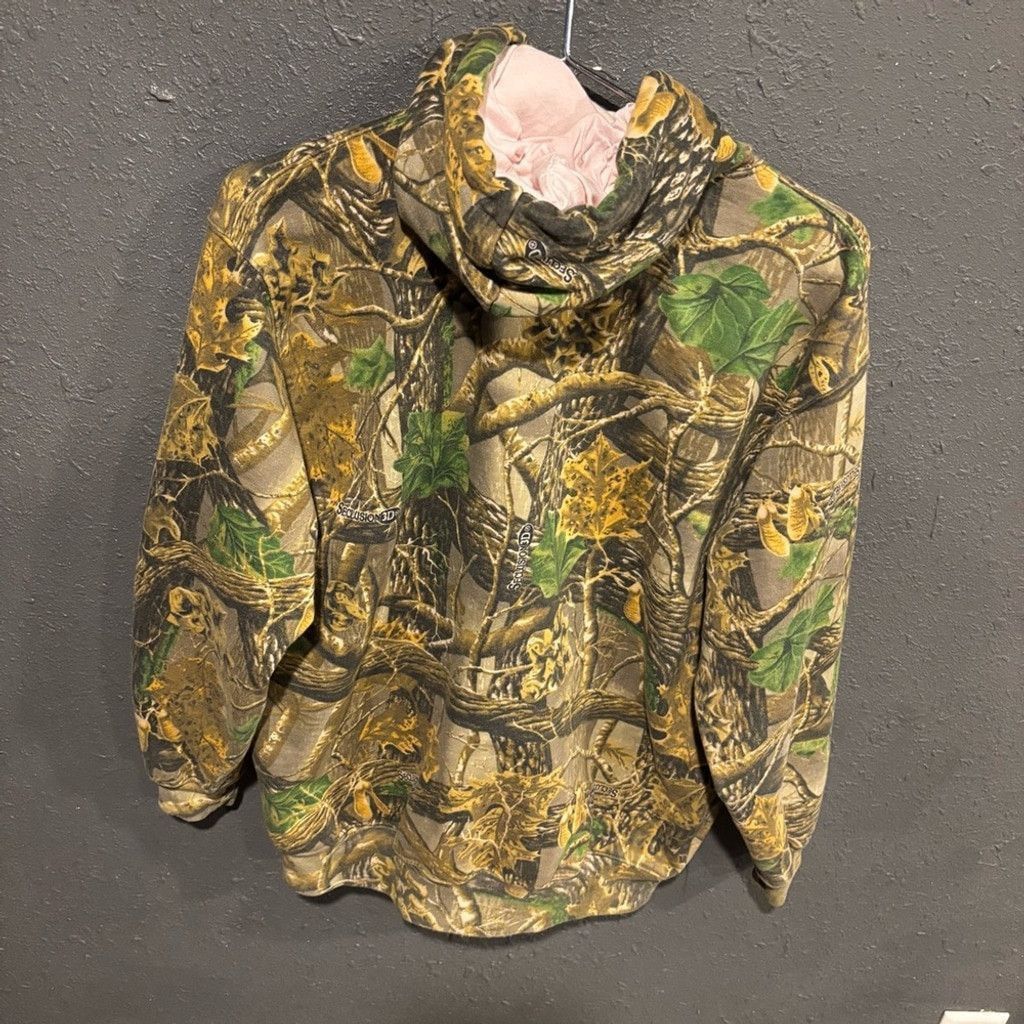 Cabelas Women’s Cabela's Woodland Camo Hoodie Size XL / US 12-14 / IT 48-50 - 2 Thumbnail