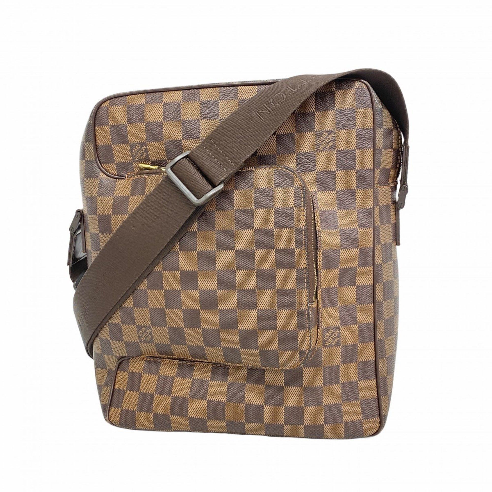 Louis Vuitton Shoulder Bag Damier Olaf Mm N41441 Ebene Women's