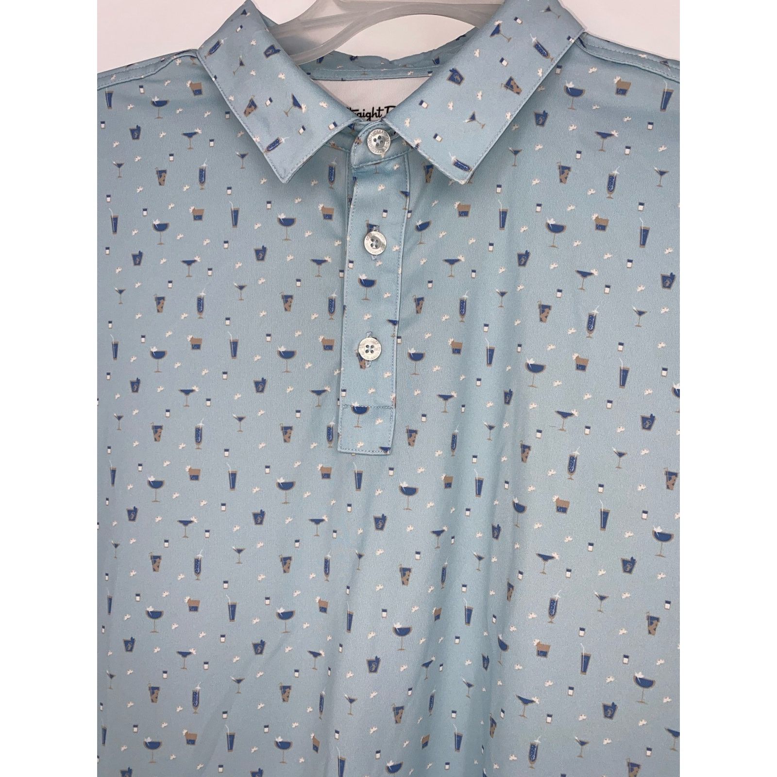 StraightFaded Mens Straight Down Golf Polo! Size XL Size US XL / EU 56 / 4 - 2 Thumbnail