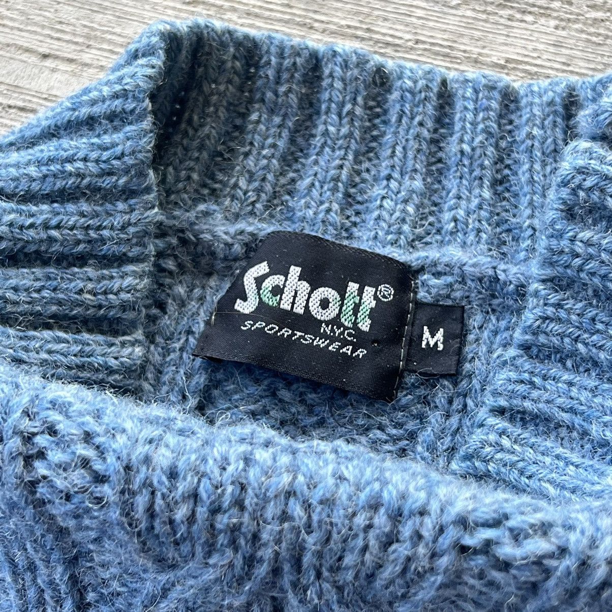 Schott Schott Vintage Rare Sweater Knitwear Size US M / EU 48-50 / 2 - 4 Thumbnail