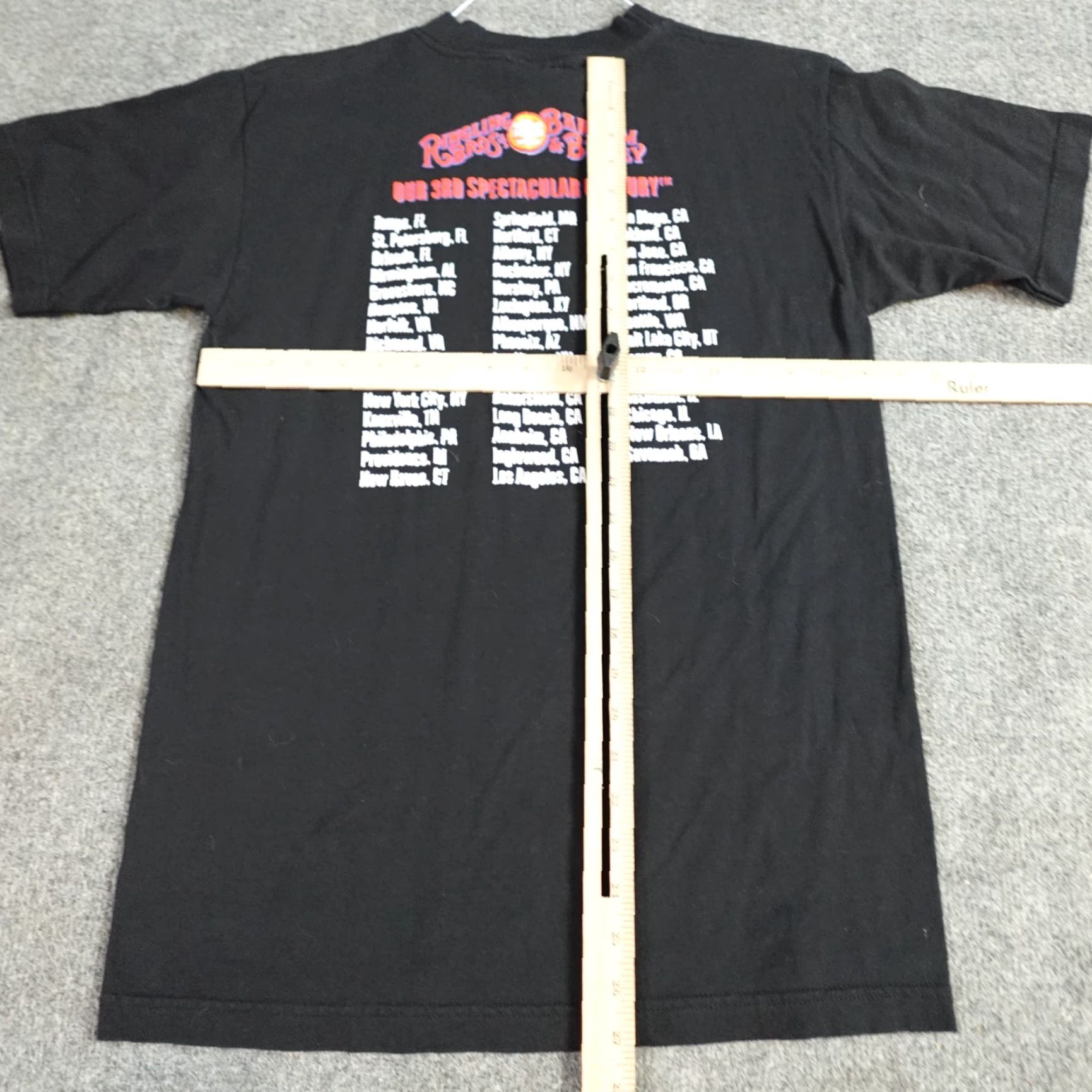 Vintage VINTAGE Ringling Brothers T-shirt Regular US Made Double-Sided Black M Men Crew Neck Short Sleeve USA Official Size US M / EU 48-50 / 2 - 7 Thumbnail