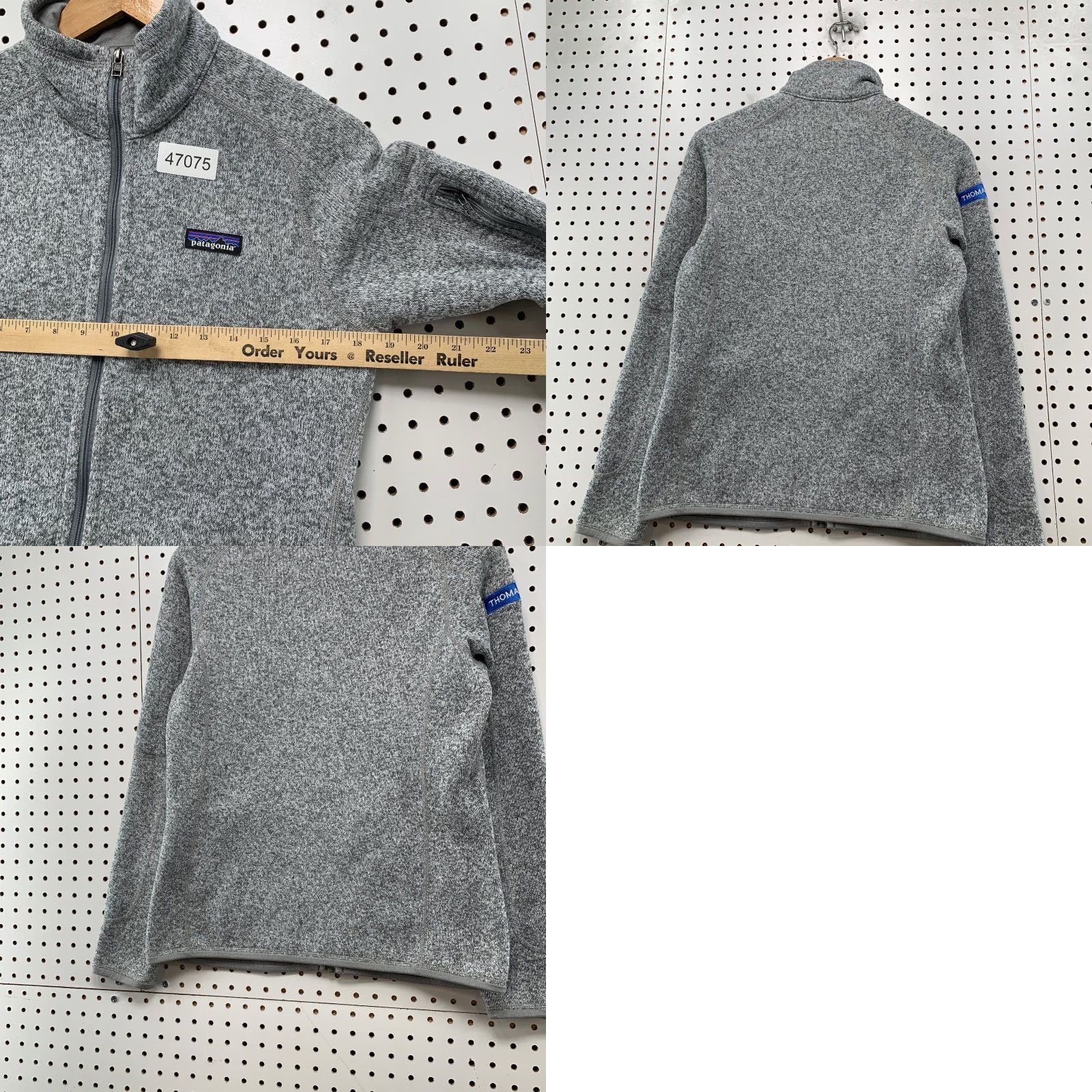 Patagonia Patagonia Better Sweater Jacket Womens Medium Gray Bravo Embroidered Size M / US 6-8 / IT 42-44 - 9 Thumbnail