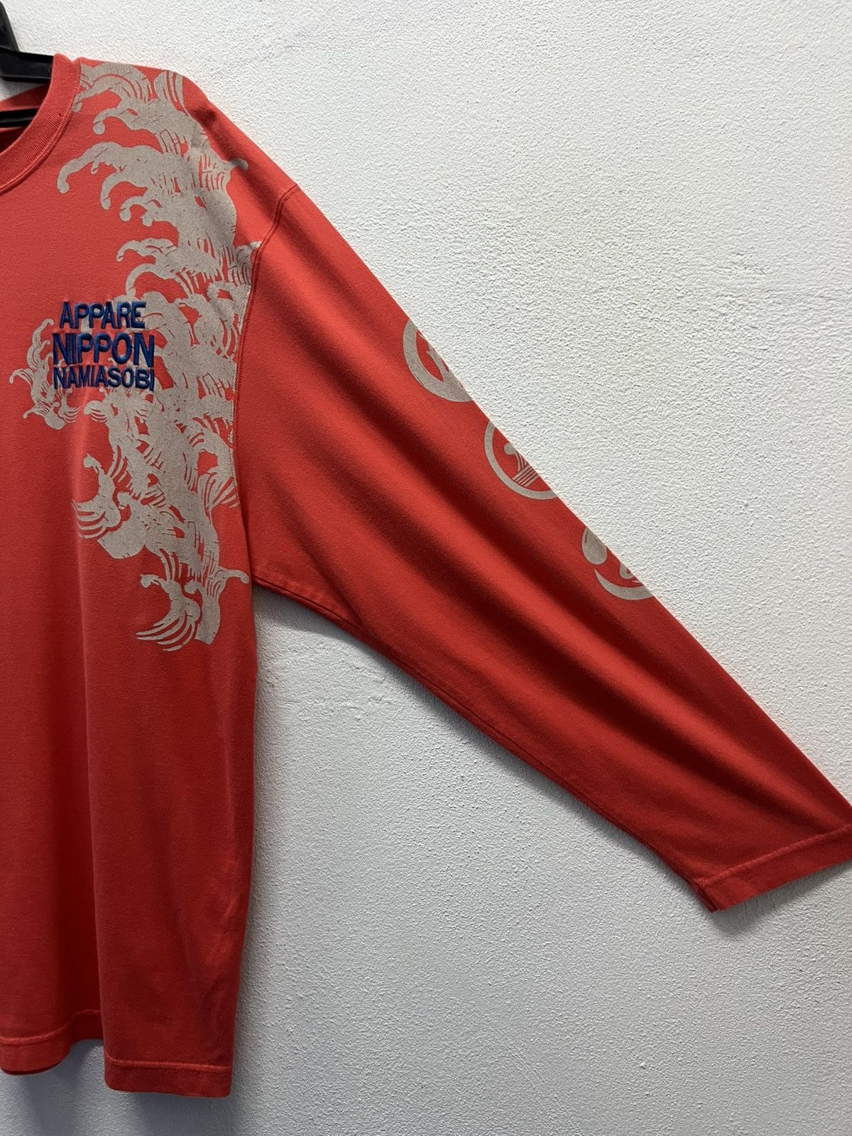 Japanese Brand × Vintage APPARE NIPPON NAMIASOBI NAMITATSU RIDING TEAM SWEATSHIRT Size US XXL / EU 58 / 5 - 5 Thumbnail