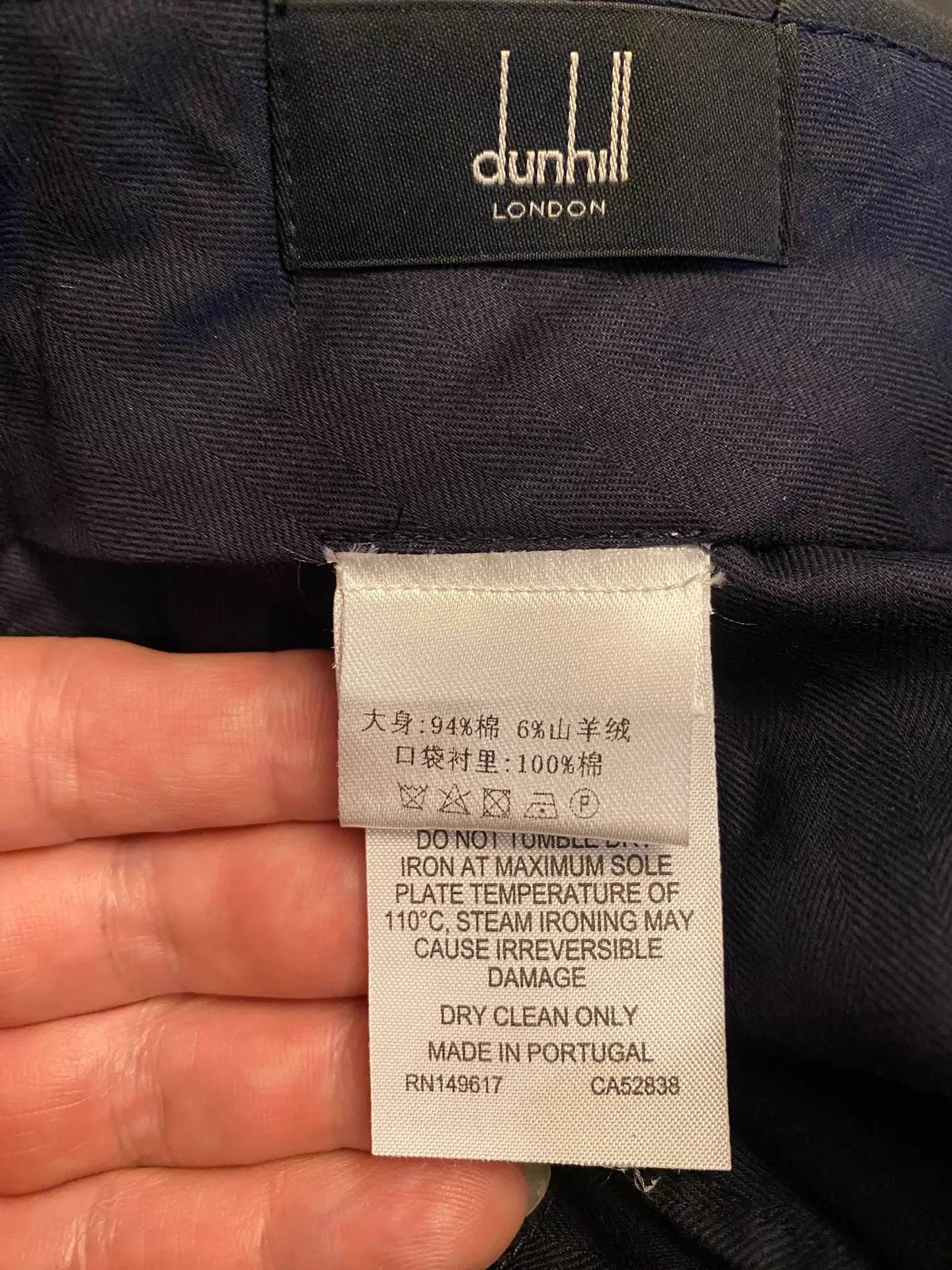 Alfred Dunhill Dunhill Cashmere-Cotton Casual Pants New Authentic Size US 32 / EU 48 - 5 Thumbnail