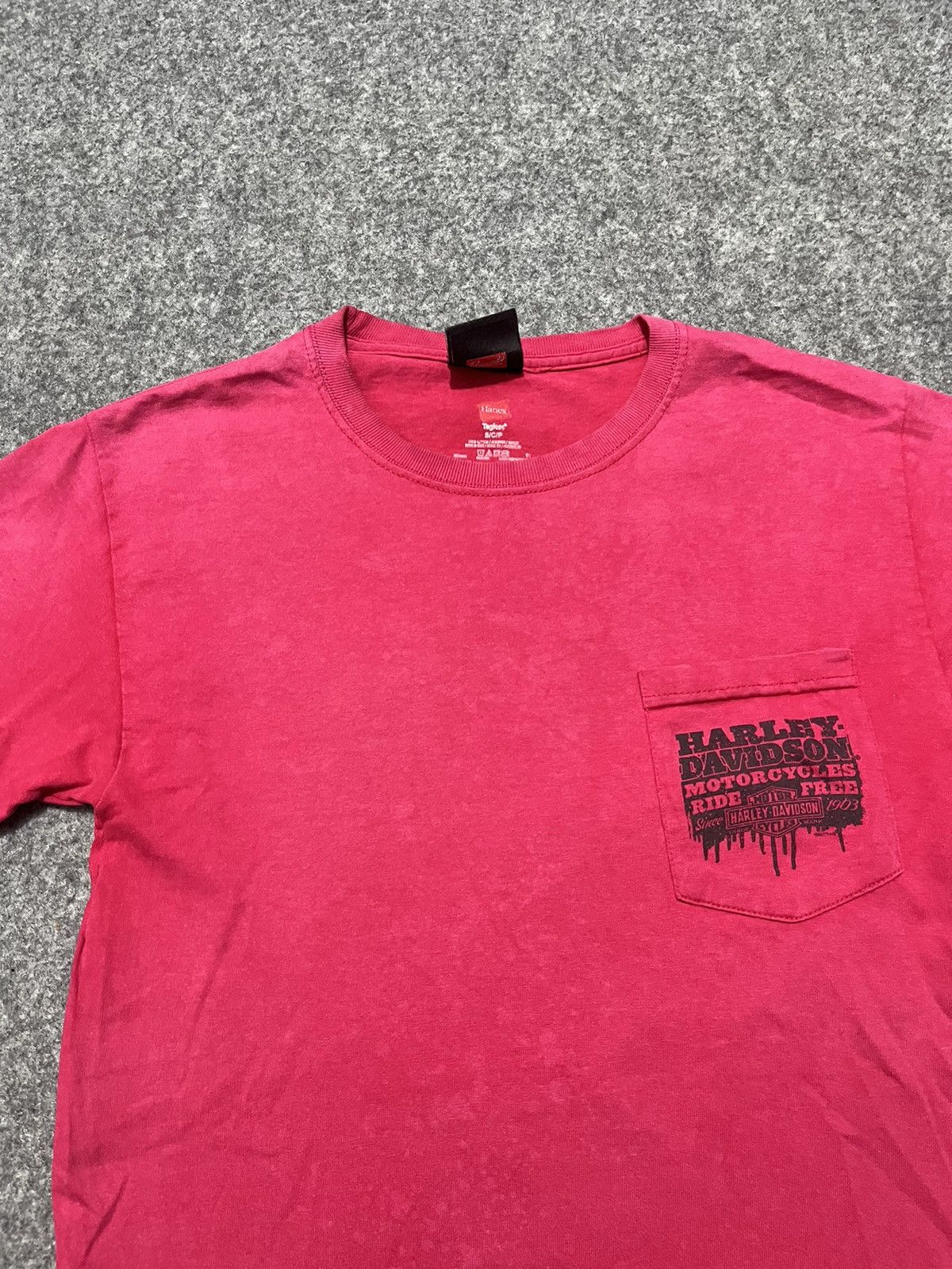 Harley Davidson × Vintage ✅Accept Offer✅Harley Davidson x Hanes Pocket Tee Size US S / EU 44-46 / 1 - 4 Thumbnail