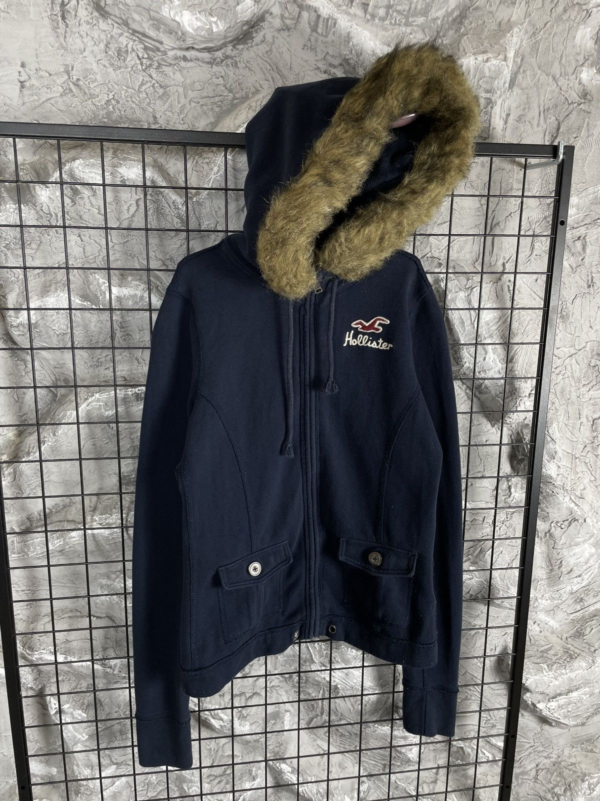 If Six Was Nine Hollister Y2K Fur Hoodie Japanese LGB Hysteric Glamour Style Size US S / EU 44-46 / 1 - 3 Thumbnail