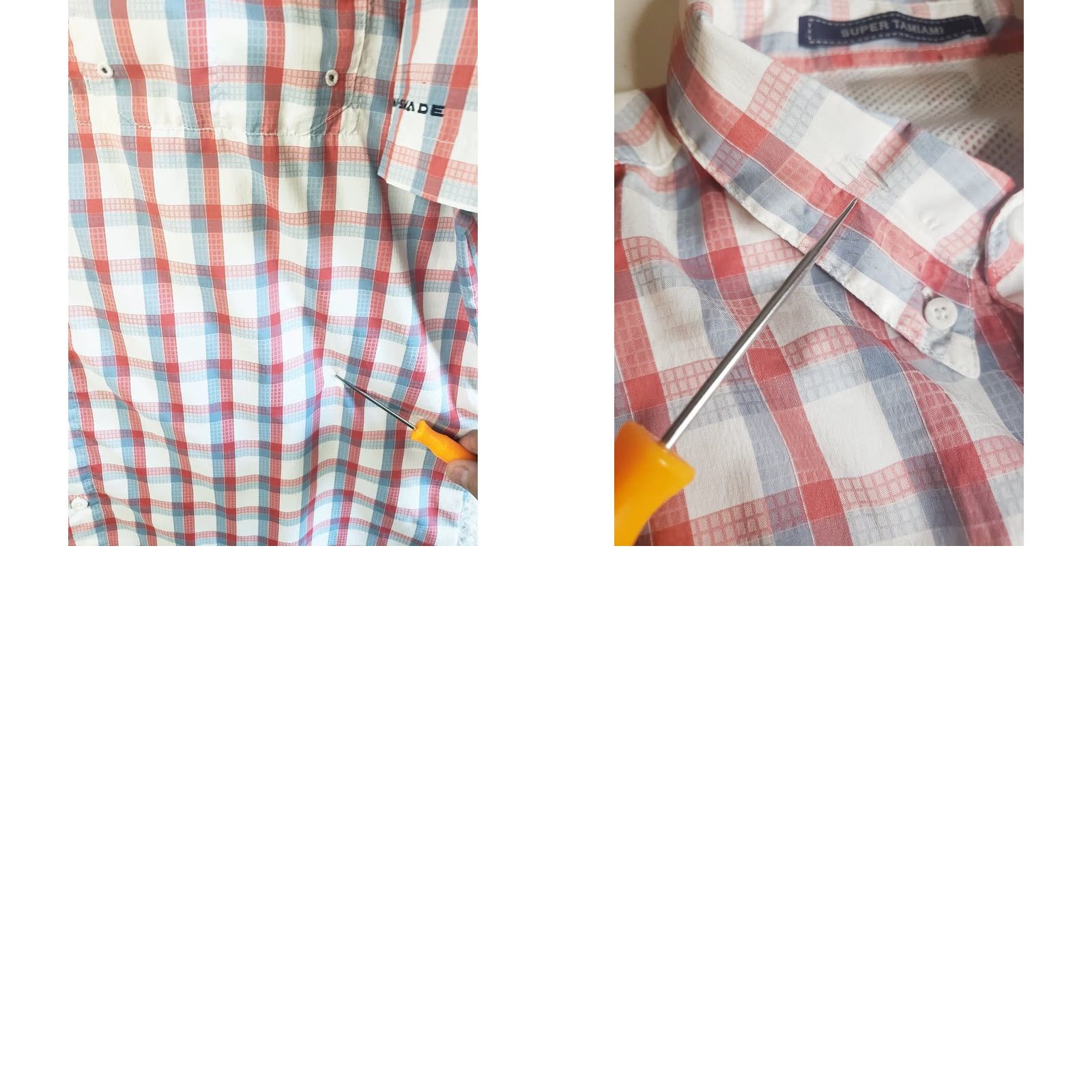 Vintage Columbia Mens XL PFG Super Tamiami S. Sleeve Red White Blue Plaid Button Shirt Size US XL / EU 56 / 4 - 9 Thumbnail