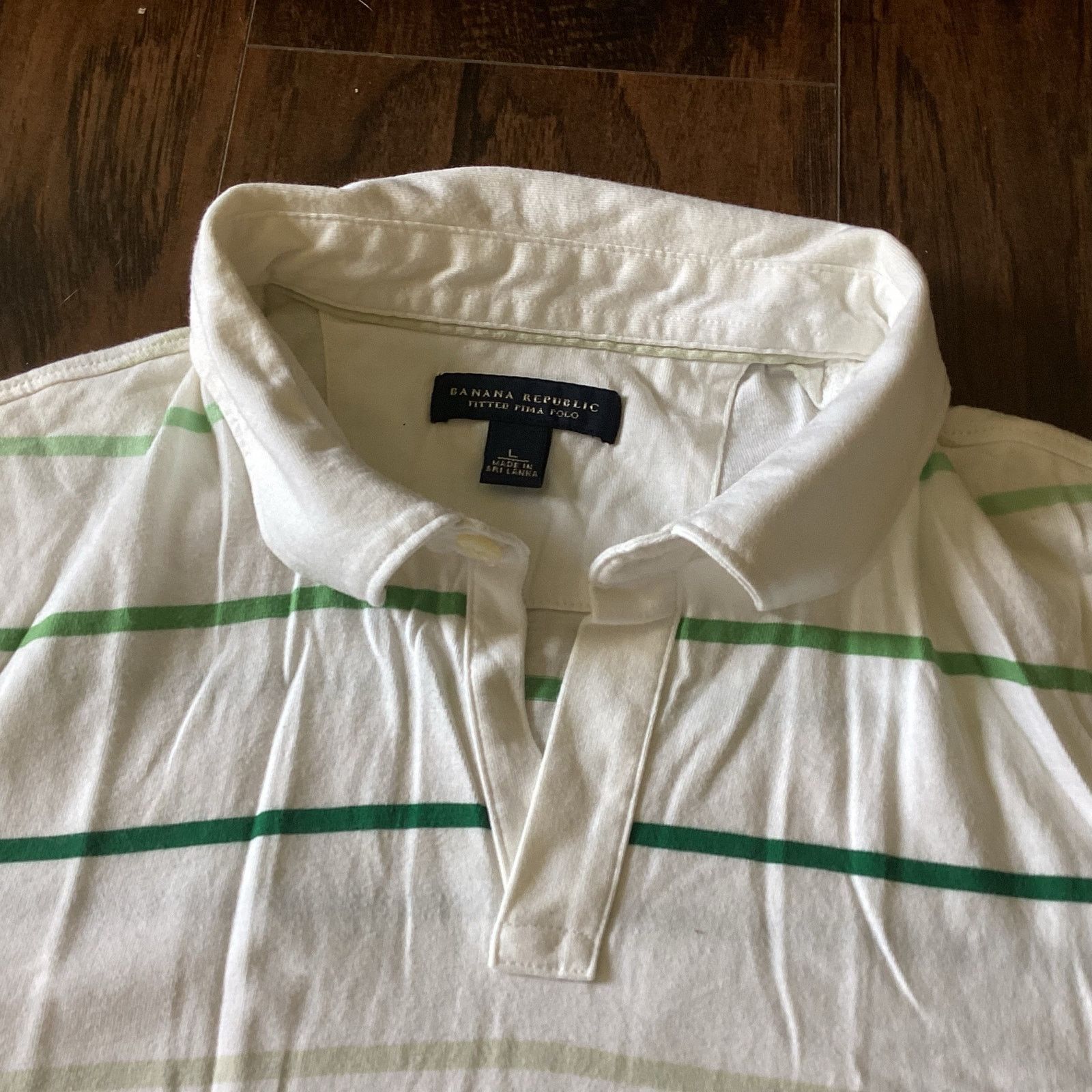 Banana Republic Banana Republic Fitted Polo Shirt Size US L / EU 52-54 / 3 - 2 Thumbnail