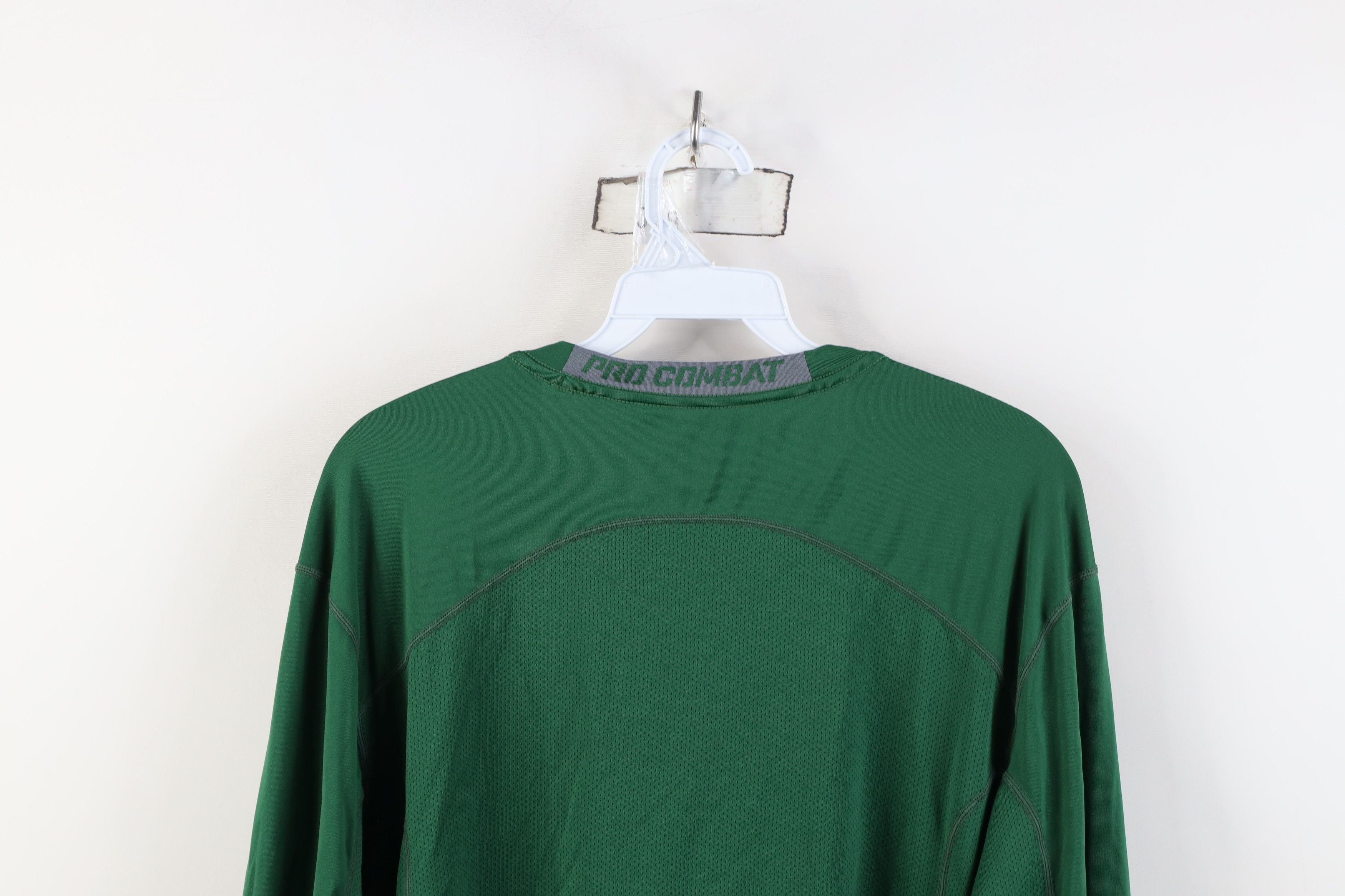 Nike Nike Pro Combat Training Long Sleeve T-Shirt Green Size US L / EU 52-54 / 3 - 16 Thumbnail