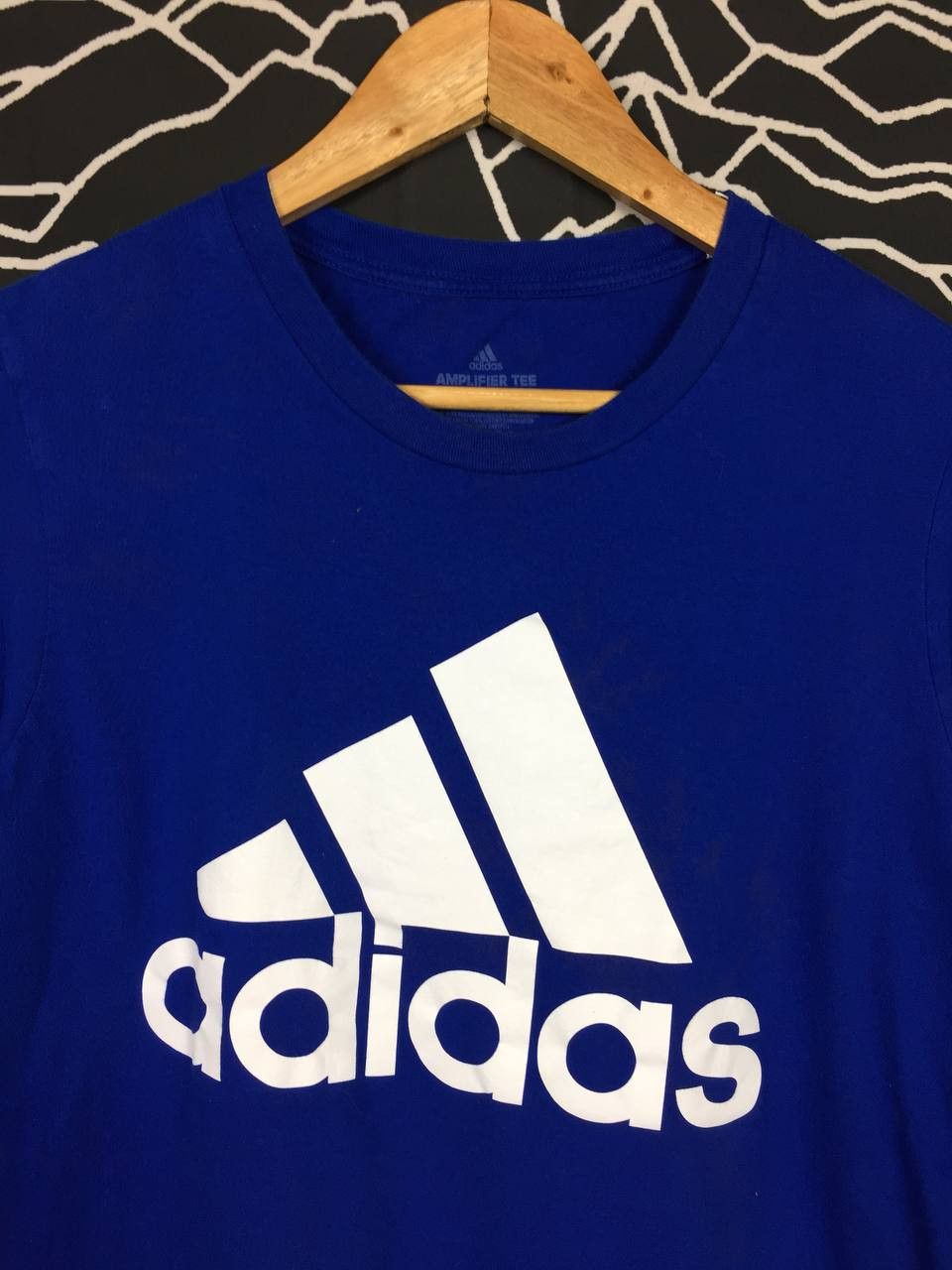 Adidas × Vintage Adidas Amplifier Big Logo Spell Out Tee Size US M / EU 48-50 / 2 - 3 Thumbnail