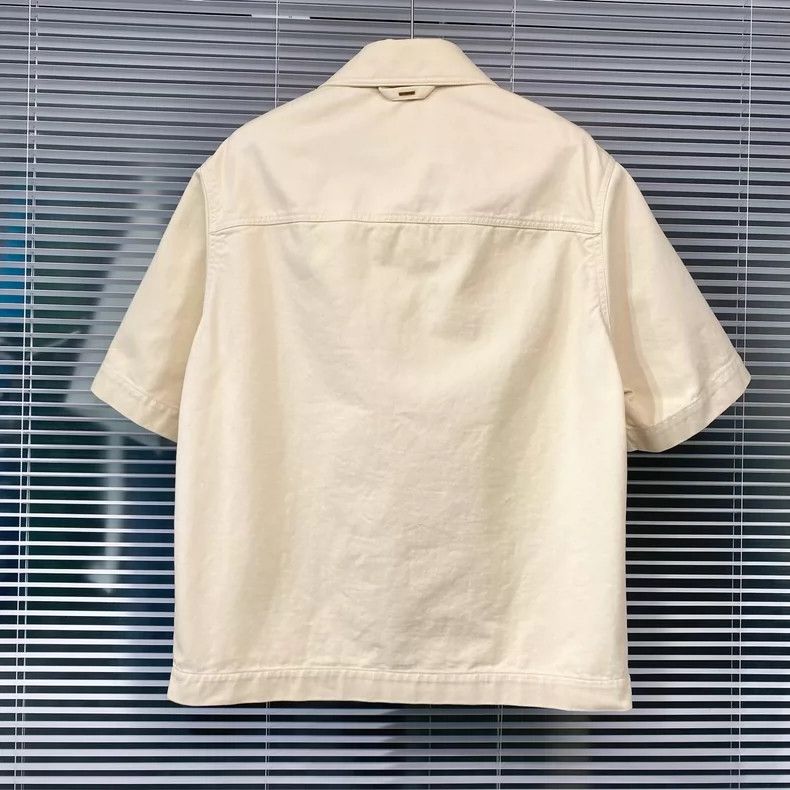 Louis Vuitton LOUIS VUITTON Embossed logo shirt 2504-Nextarrow Size US M / EU 48-50 / 2 - 2 Thumbnail