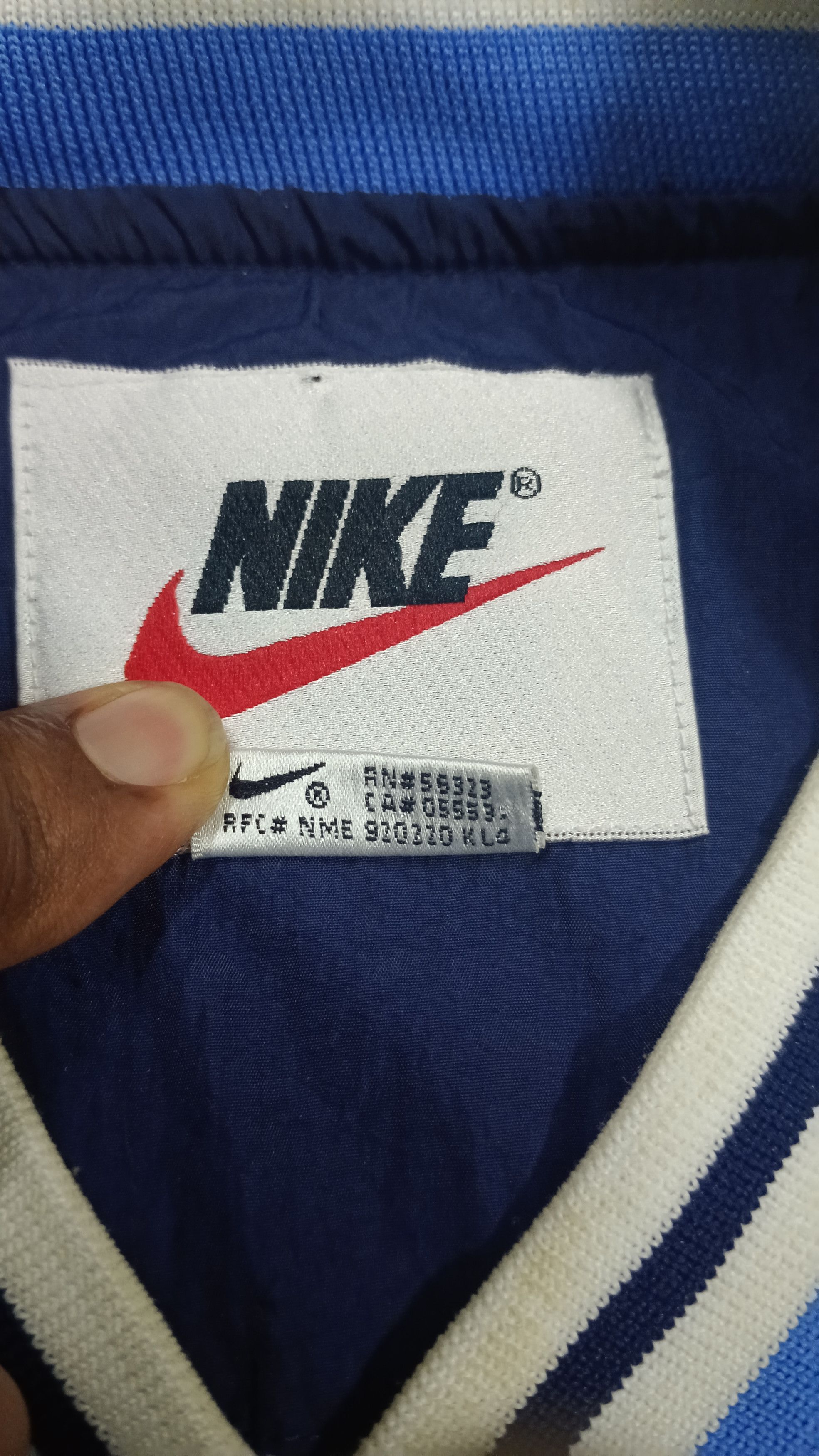 Nike × Vintage 🔥 Nike Centre Swoosh Vintage Windbreaker Pullover Size US M / EU 48-50 / 2 - 7 Thumbnail