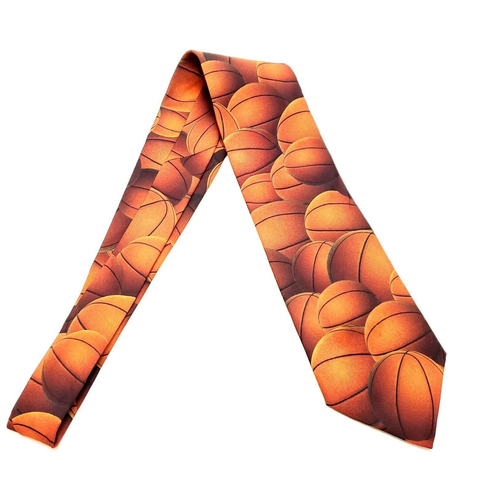 Ralph Marlin Vintage 1995 Ralph Marlin Polyester Tie Just Balls Basketbal Size ONE SIZE - 7 Thumbnail