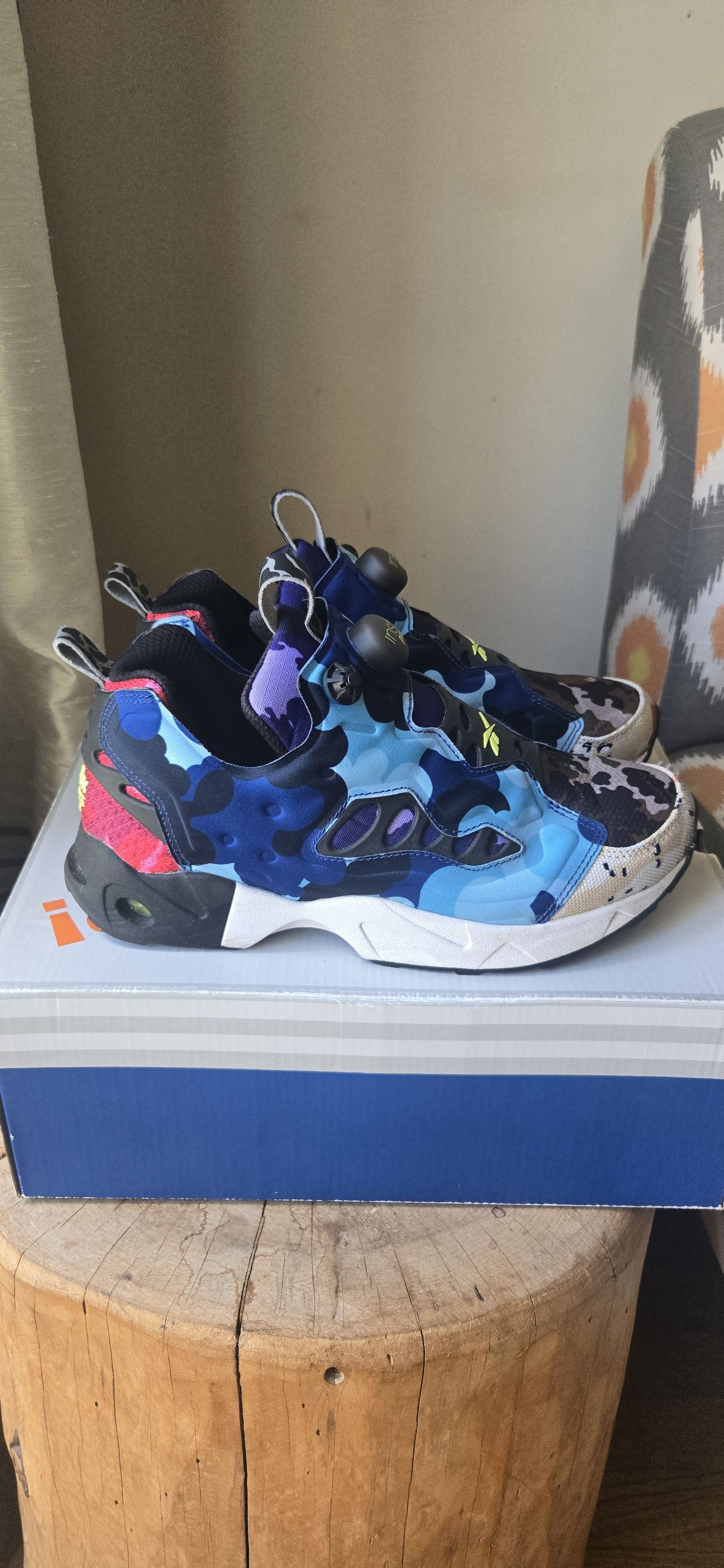 Reebok Reebok Men's Instapump Fury Road Cc 'What The Camo' Size US 7 / EU 40 - 2 Thumbnail