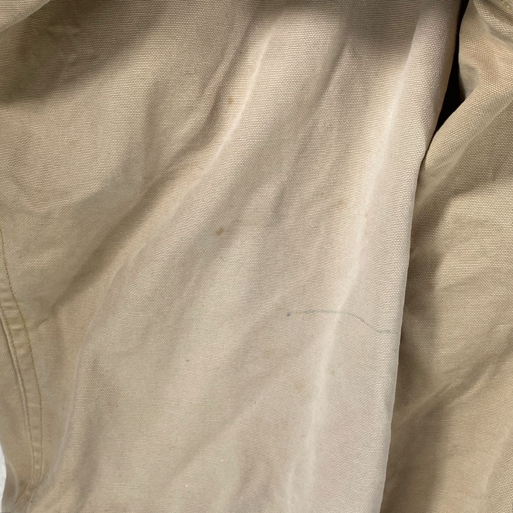 Polo Ralph Lauren VINTAGE Polo Ralph Lauren Jacket Chore Coat Canvas Tan XL Mens 90s - Corduroy Collar - Pockets - Lined - Canvas Cotton - Brown Tan - Vintage VTG 90s Size US XL / EU 56 / 4 - 3 Thumbnail