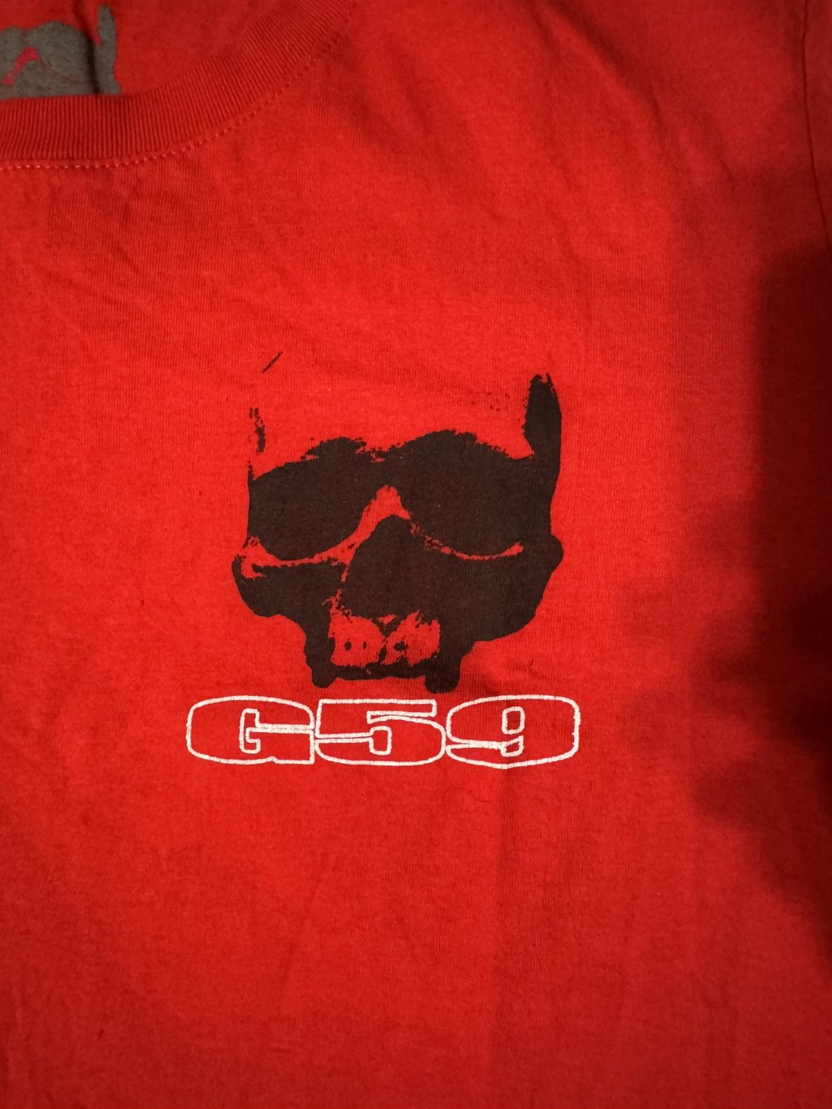 G59 Records G59 Logo T Shirt (Red) Size US L / EU 52-54 / 3 - 2 Thumbnail