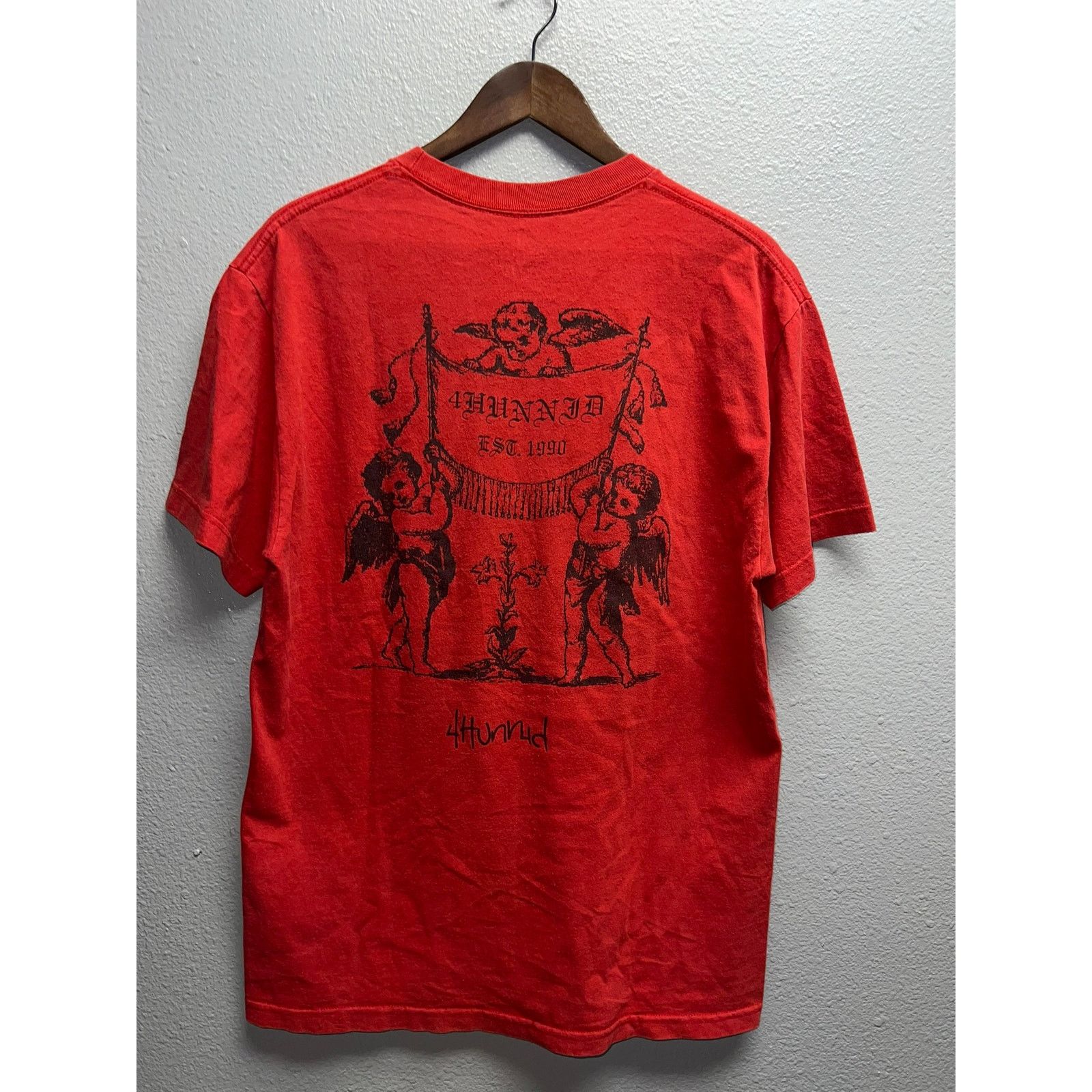 4HUNNID 4 Hunnid Shirt 4Hunnid YG Red Graphic Tour Concert Rap Tee L Size US L / EU 52-54 / 3 - 5 Thumbnail