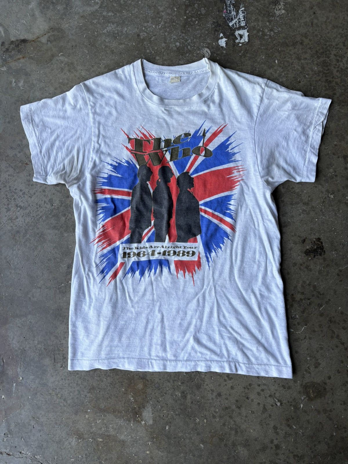 Vintage 1989 The Who Band The kids are Alright tour shirt.