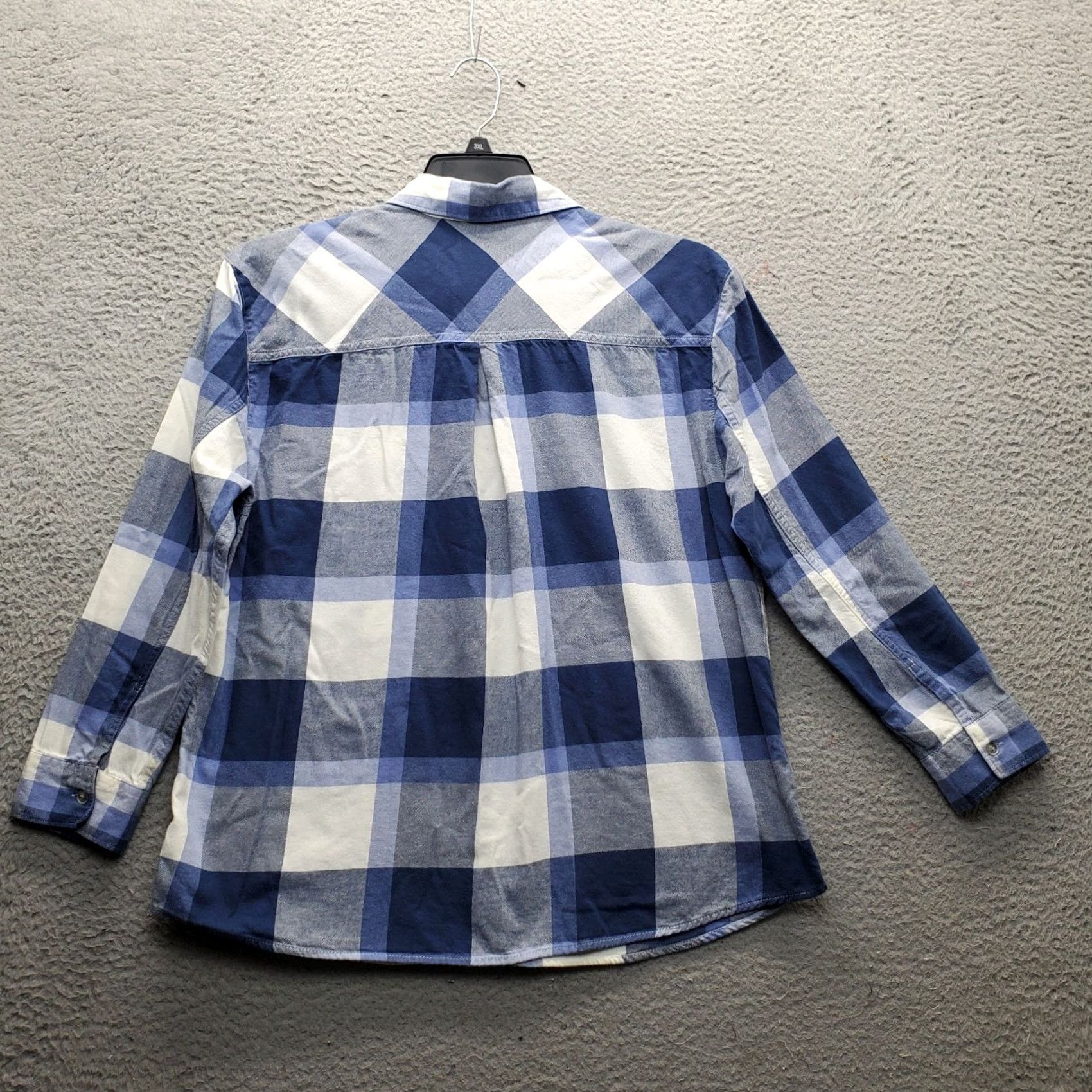 Eddie Bauer Eddie Bauer Womens PL Multicolor Plaid Flannel Shirt Chest Pocket Button-Up, Size PL, 100% Cotton, Casual Classic Men’s Womens, Distinctive plaid Size L / US 10 / IT 46 - 2 Thumbnail