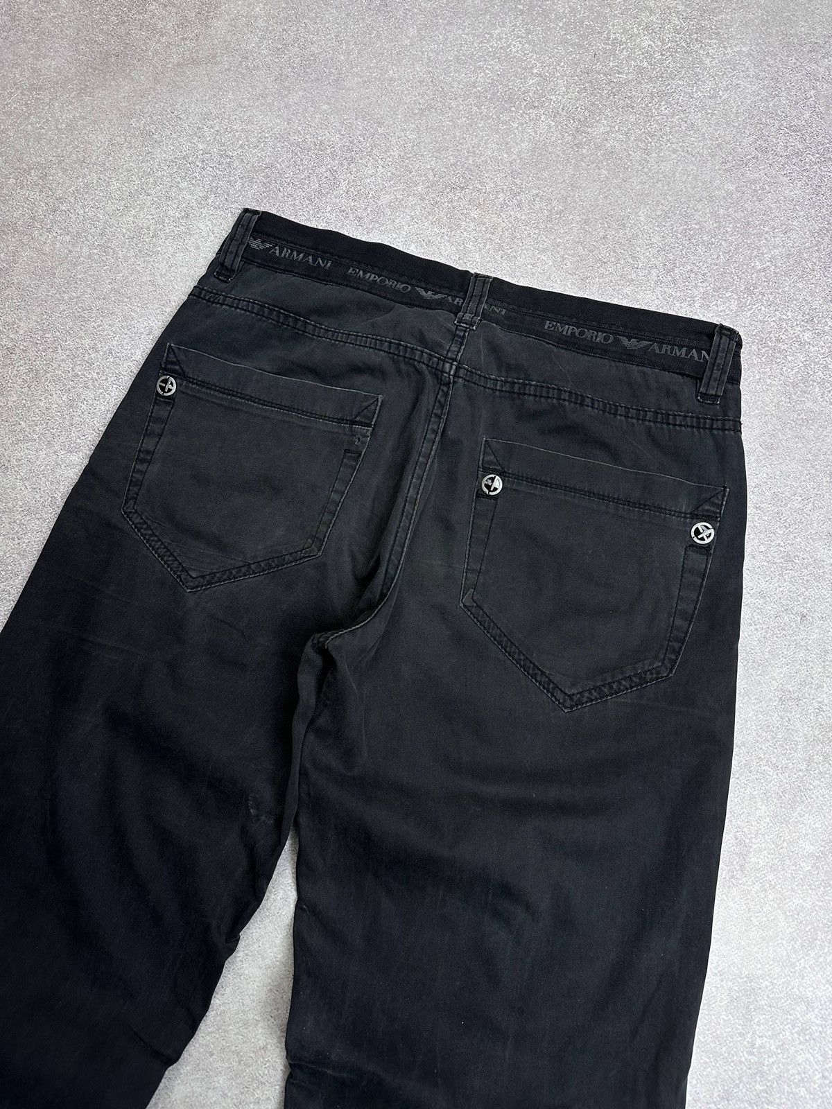 Armani Vintage Armani Avantgarde Baggy Jeans Alyx Style 30 Size US 30 / EU 46 - 4 Thumbnail