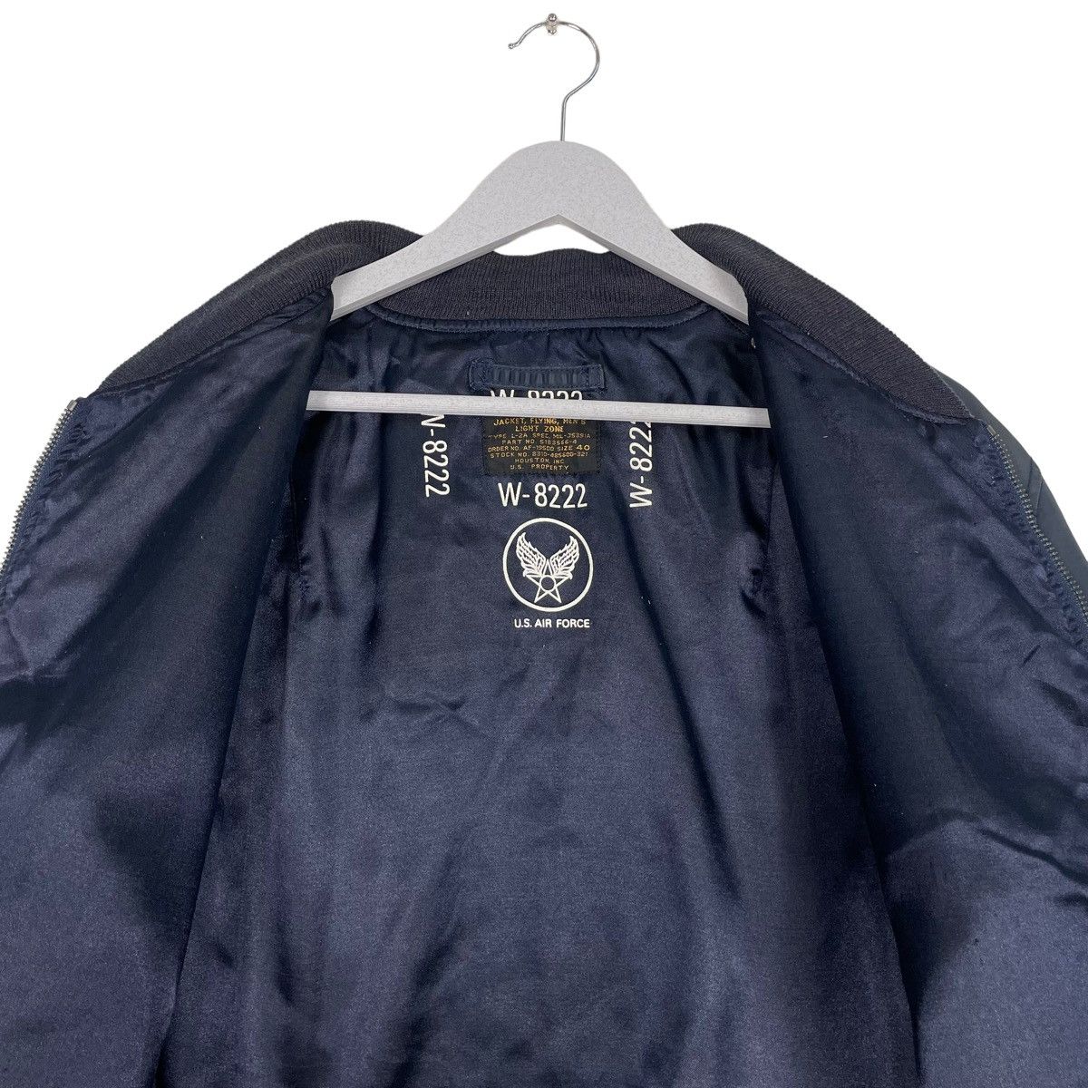 Japanese Brand 💥HOUSTON INC TYPE MA1 RIOT BOMBER SUNFADED JACKET Size US L / EU 52-54 / 3 - 12 Thumbnail