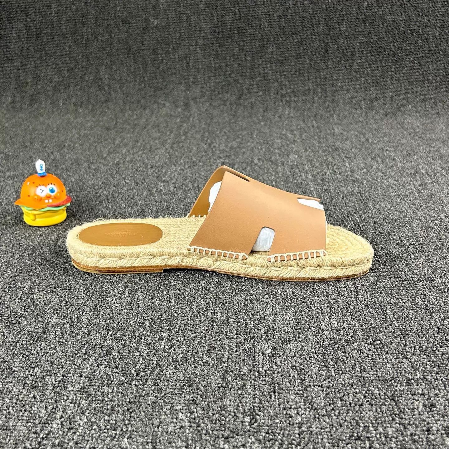Hermes Hermes Brown Straw Open-Toe Slides 42 Size US 9 / EU 42 - 4 Thumbnail