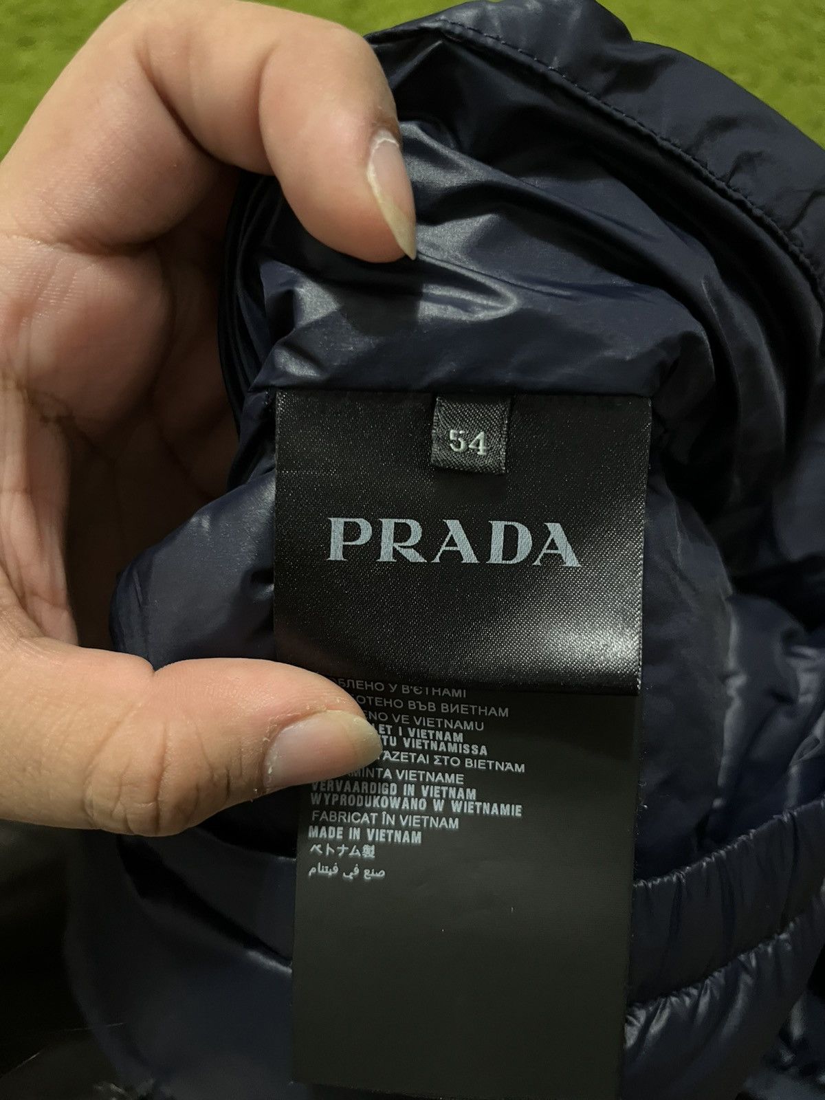 Prada Prada Triangle Logo Nylon Blue Vest Size US M / EU 48-50 / 2 - 6 Thumbnail