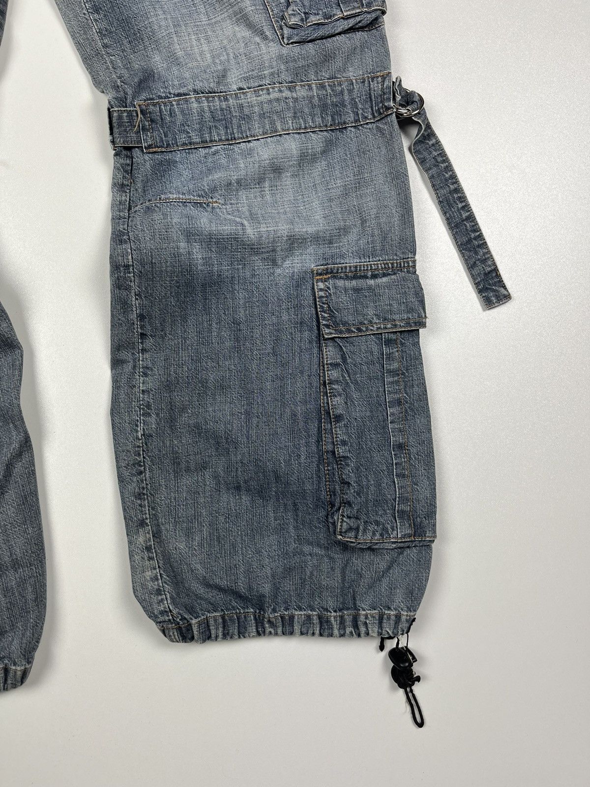 Japanese Brand Japanese Brand Vert De Rage Bondage Multipocket Cargo Denim Size US 30 / EU 46 - 4 Thumbnail