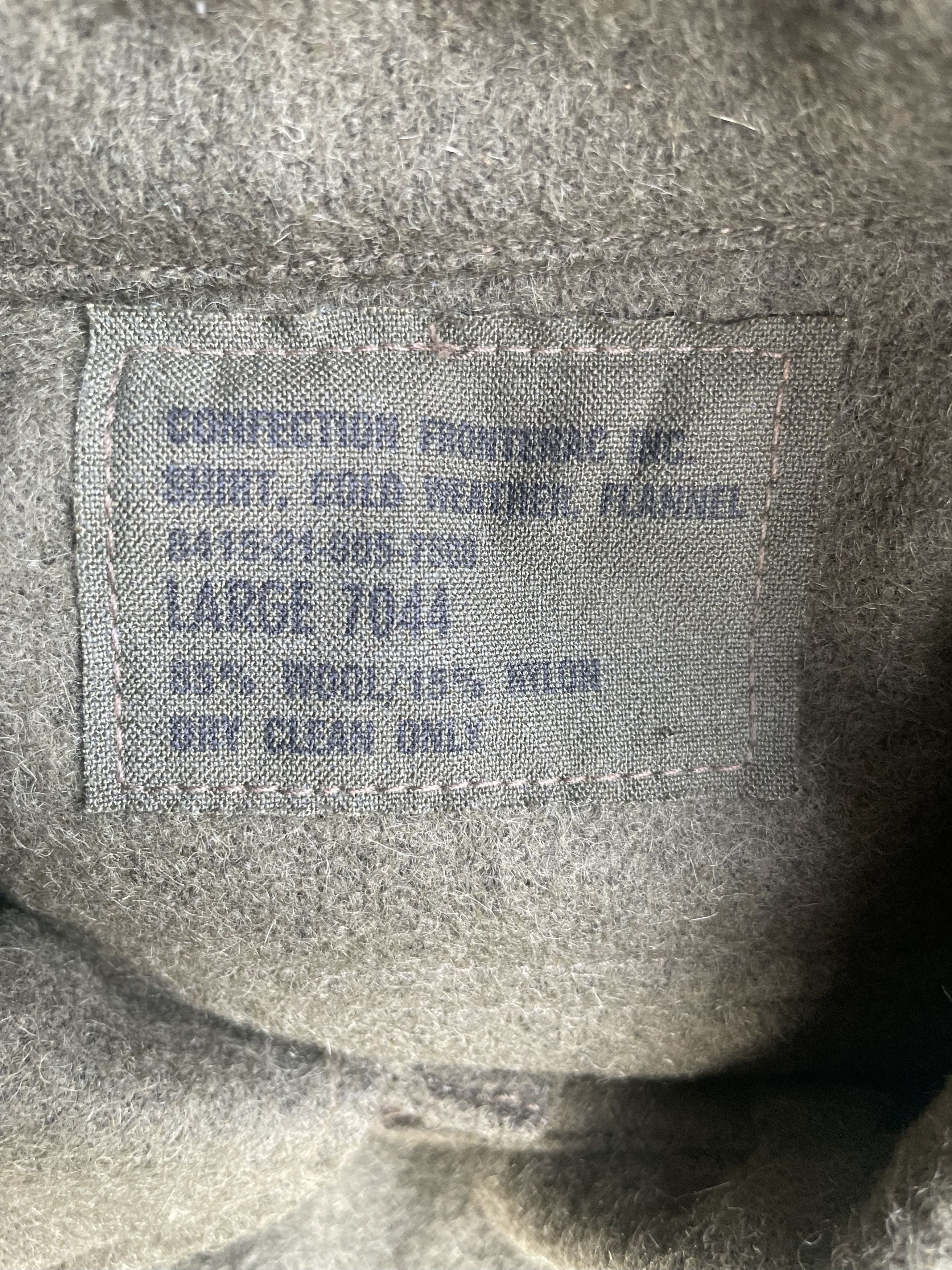 Other Vintage USMC Wool Shirt Size US L / EU 52-54 / 3 - 9 Thumbnail